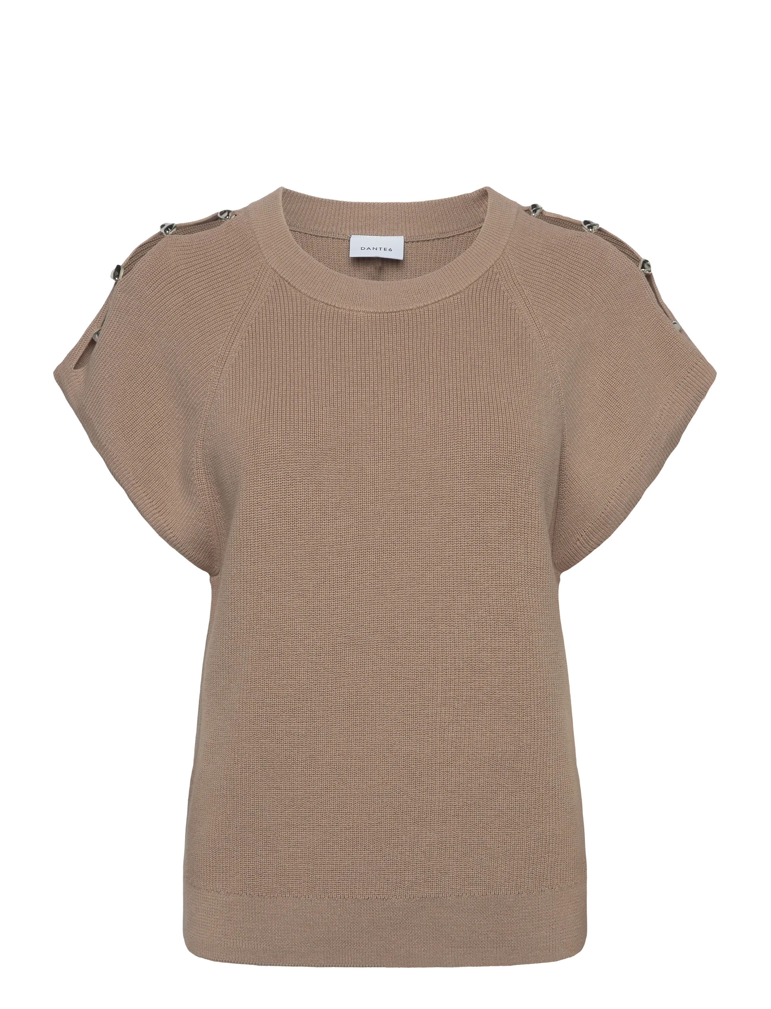DANTE6 Dante6-Seattle Beaded Pullover Beige - L - Damen