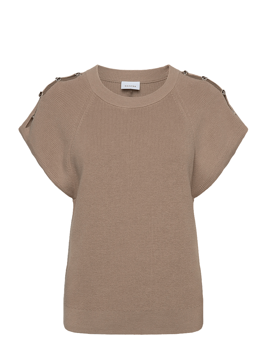 Dante6 - Dante6-Seattle beaded sweater - pullover - sand beige - 1
