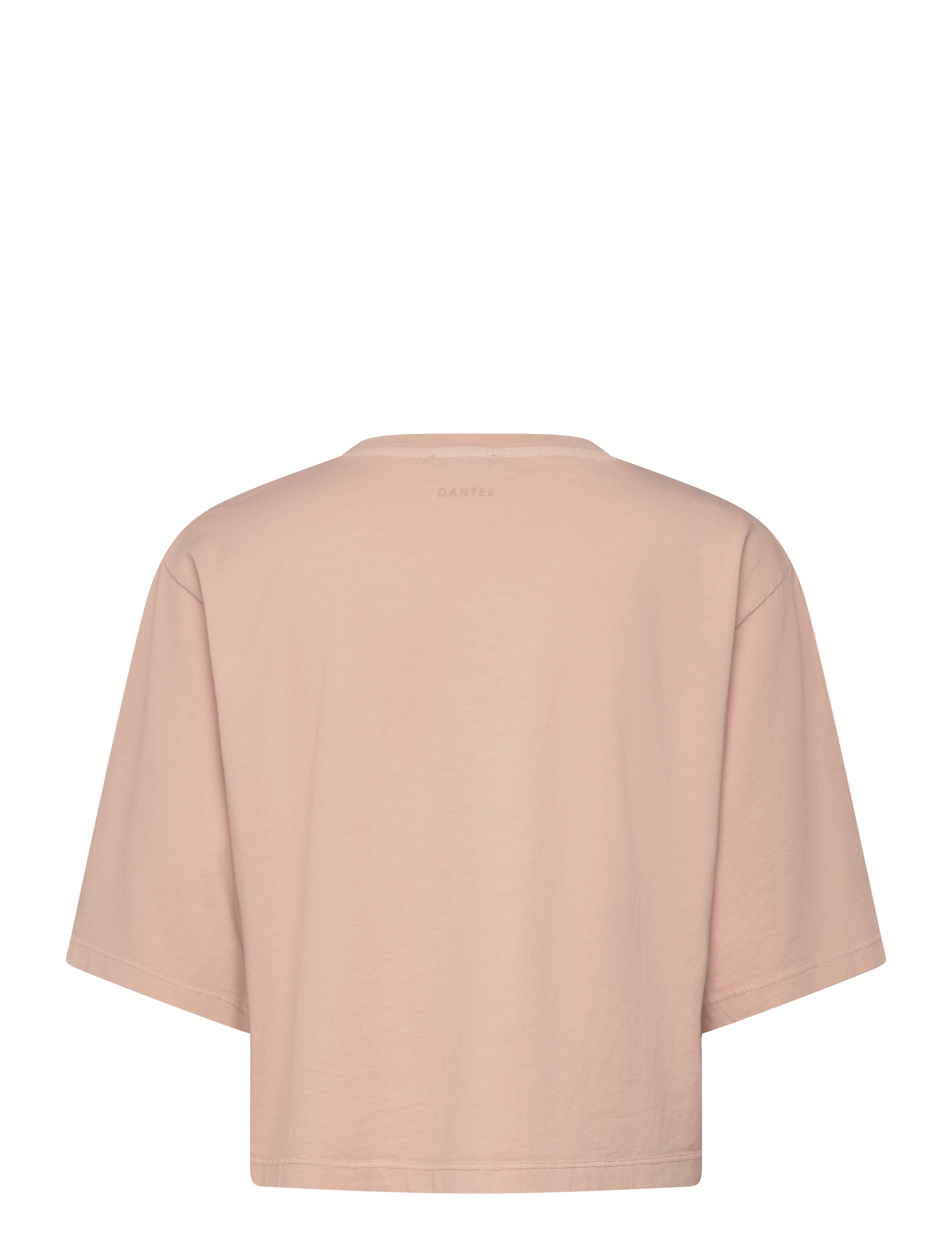 Dante6 - Dante6-Maimu loose fit cropped logo tee - crop tops - pink shell - 2