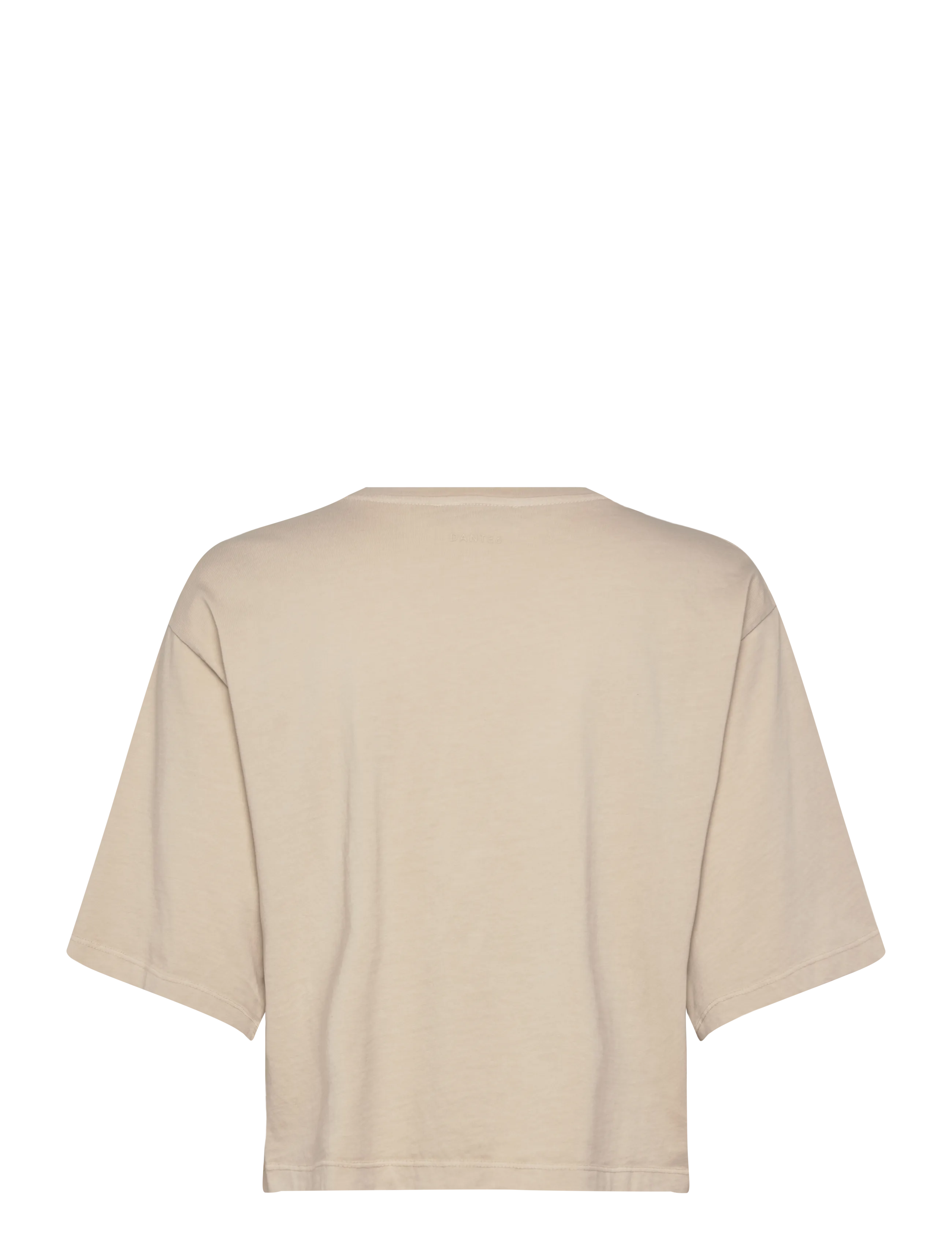 Dante6 - Dante6-Maimu loose fit cropped logo tee - crop tops - porcelain beige - 2
