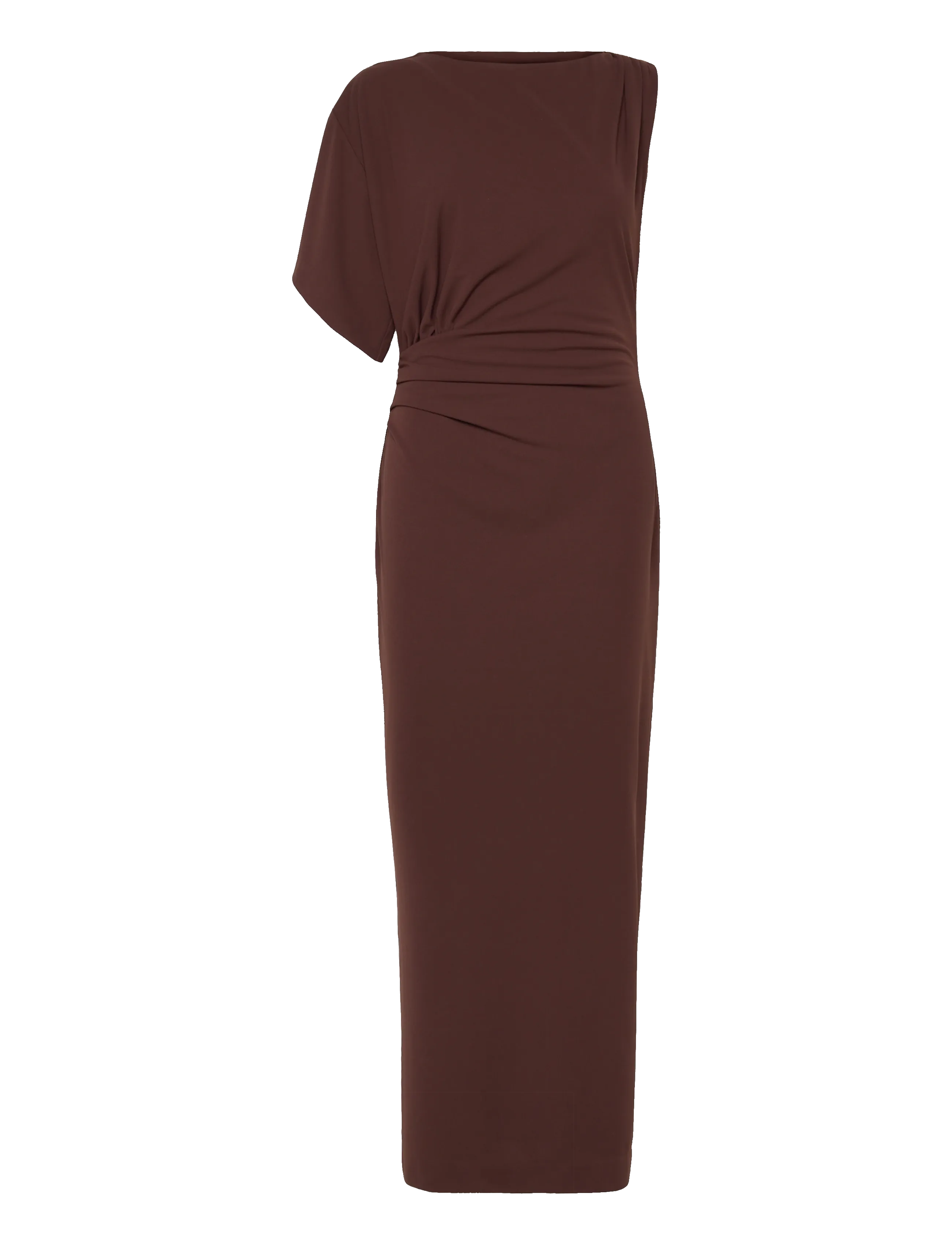 Dante6 Dante6-Aliki asymmetrical maxi dress - Kleider - CHOCOLATE BROWN / brown