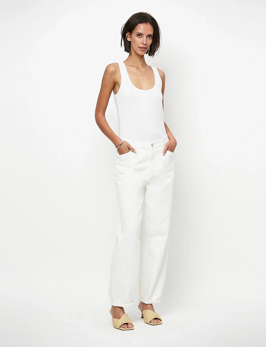 Dante6 - Dante6-Cobee scoopneck tanktop - tanktops - milk white - 0