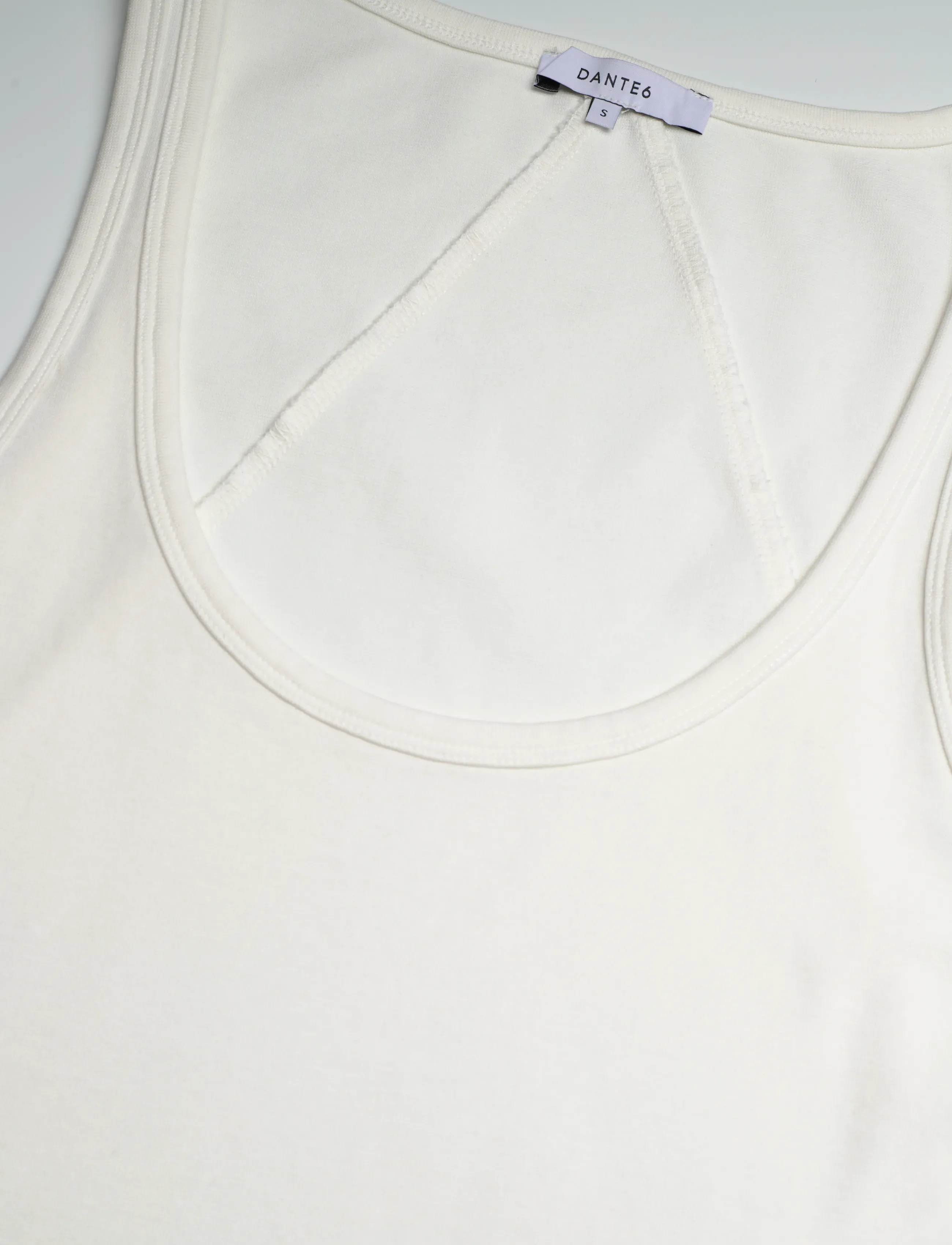 Dante6 - Dante6-Cobee scoopneck tanktop - tanktops - milk white - 5
