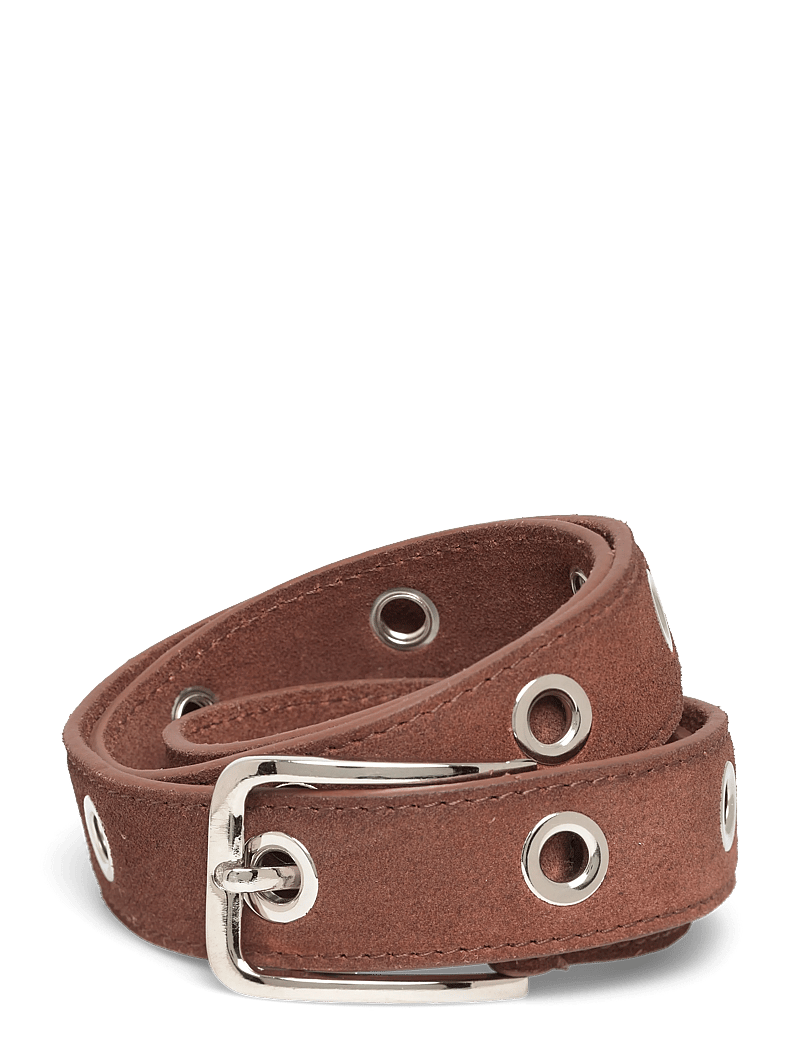 Dante6 - Dante6-Babette eyelet suede belt - midjebelter - cognac - 1