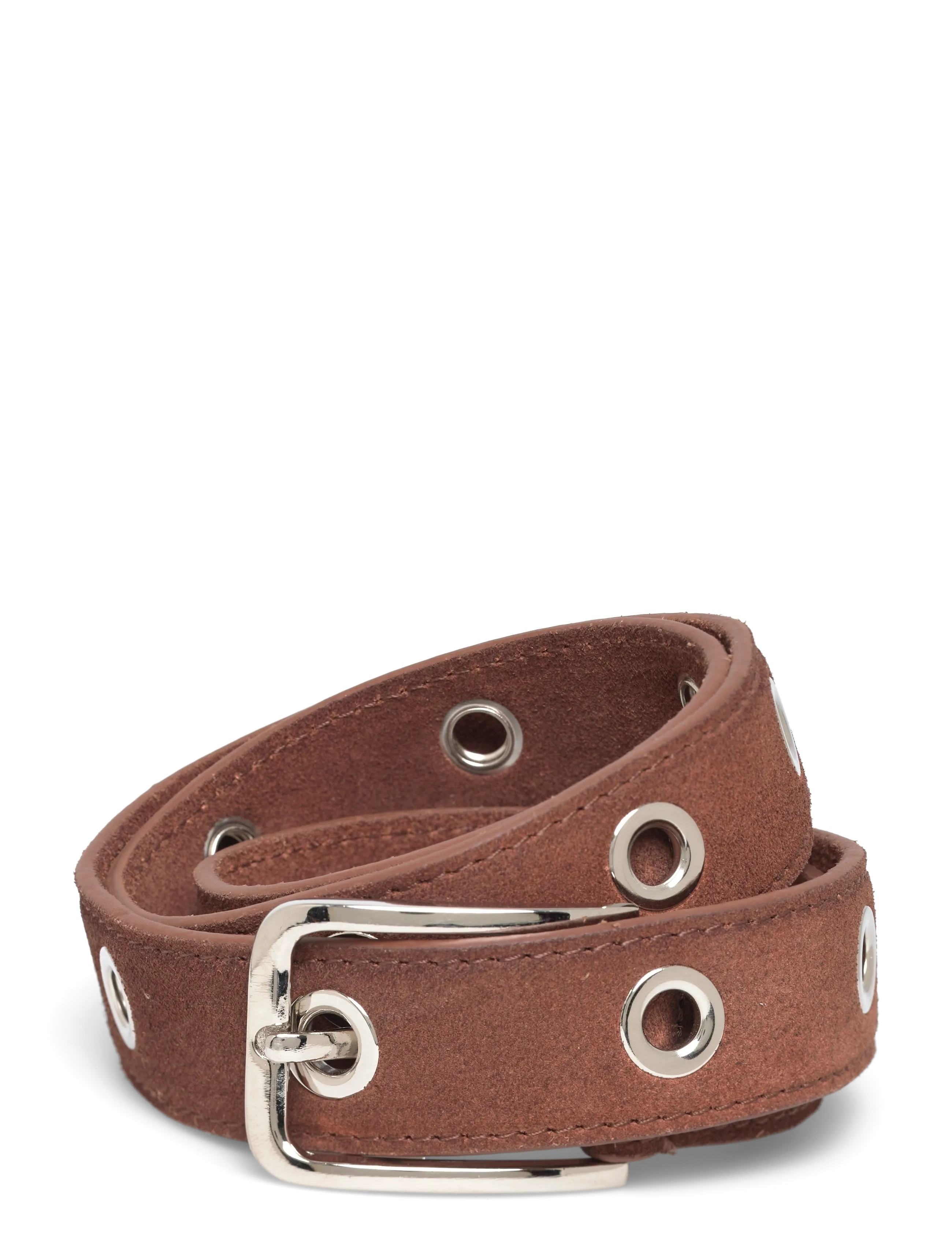 Dante6 Dante6-Babette eyelet suede belt - Taillengürtel - COGNAC / brown