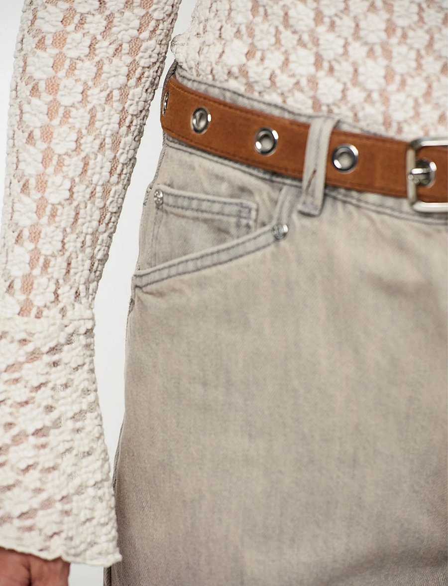 Dante6 - Dante6-Babette eyelet suede belt - bælter til taljen - cognac - 4
