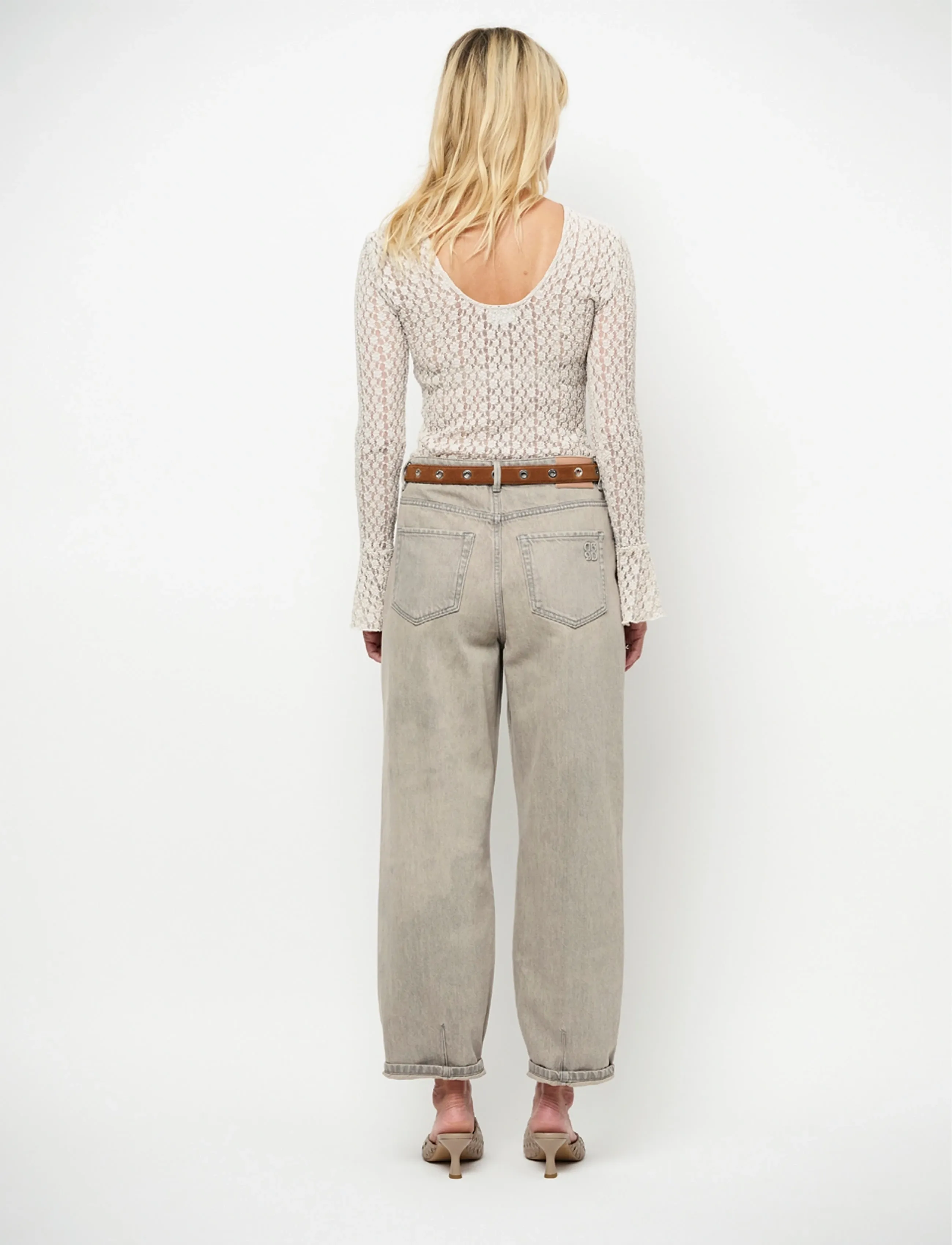 Dante6 - Dante6-Babette eyelet suede belt - bælter til taljen - cognac - 5