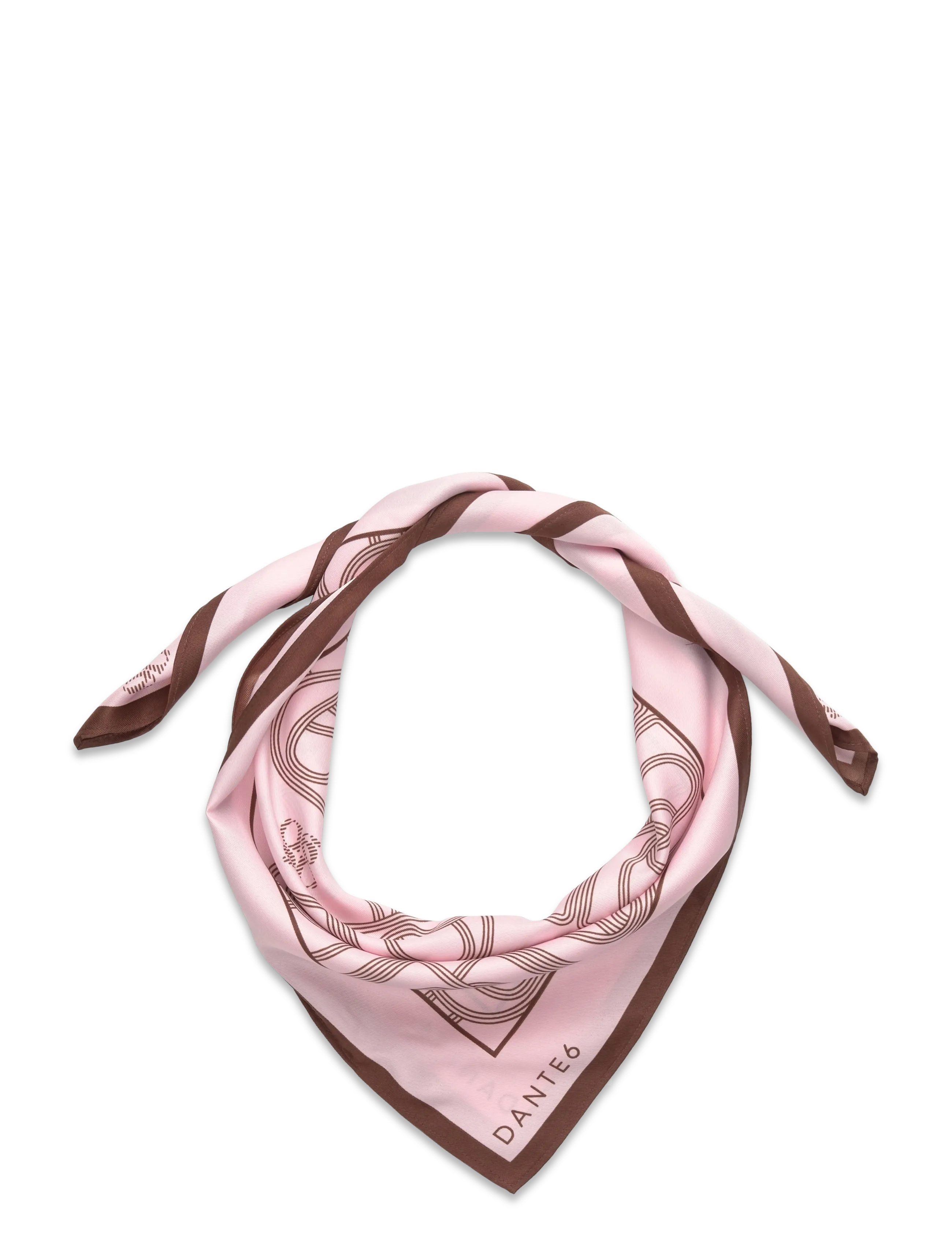 DANTE6 Dante6-Monogram Schal Pink - One Size - Damen