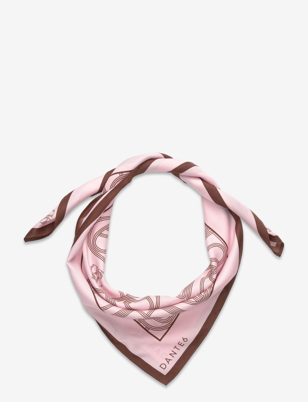 Dante6 - Dante6-Monogram scarf - alltags-style - pink shell - 1