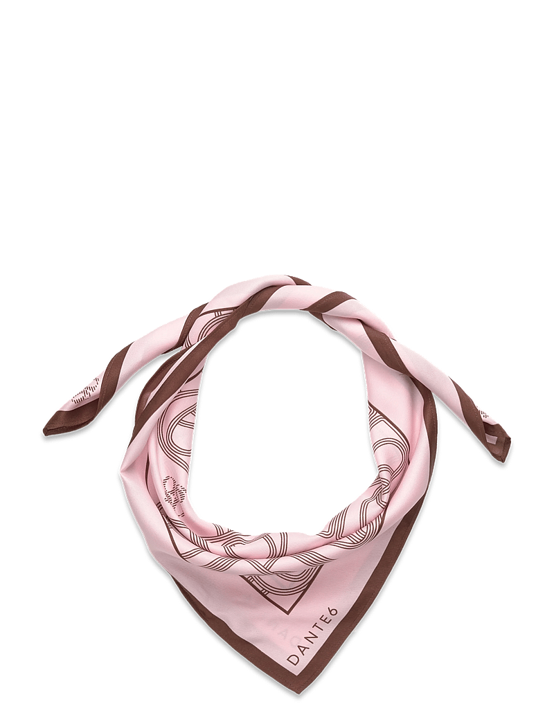 Dante6 - Dante6-Monogram scarf - alltags-style - pink shell - 1