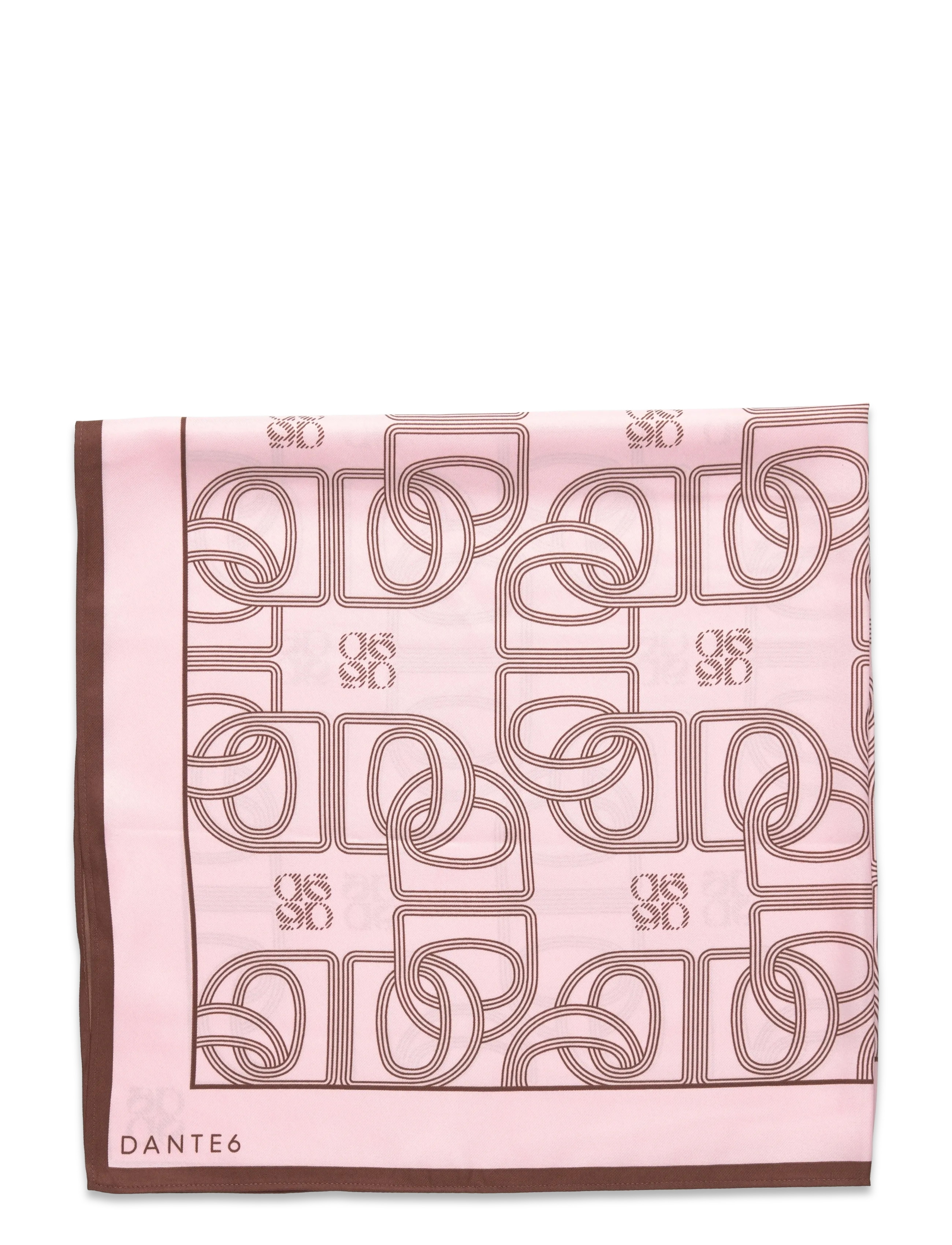 Dante6 - Dante6-Monogram scarf - alltags-style - pink shell - 2