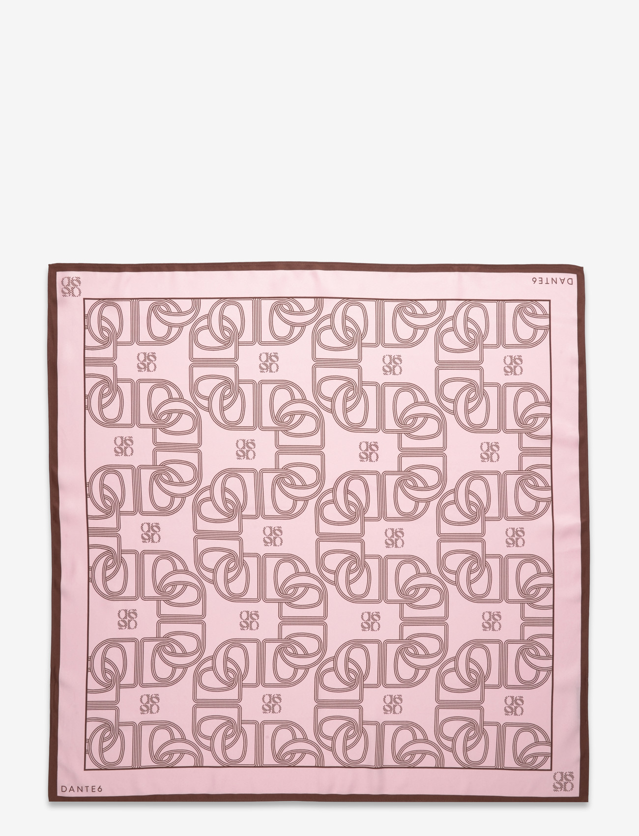 Dante6 - Dante6-Monogram scarf - alltags-style - pink shell - 3