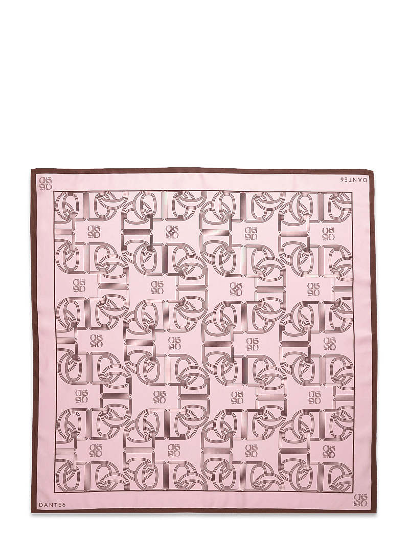 Dante6 - Dante6-Monogram scarf - alltags-style - pink shell - 3