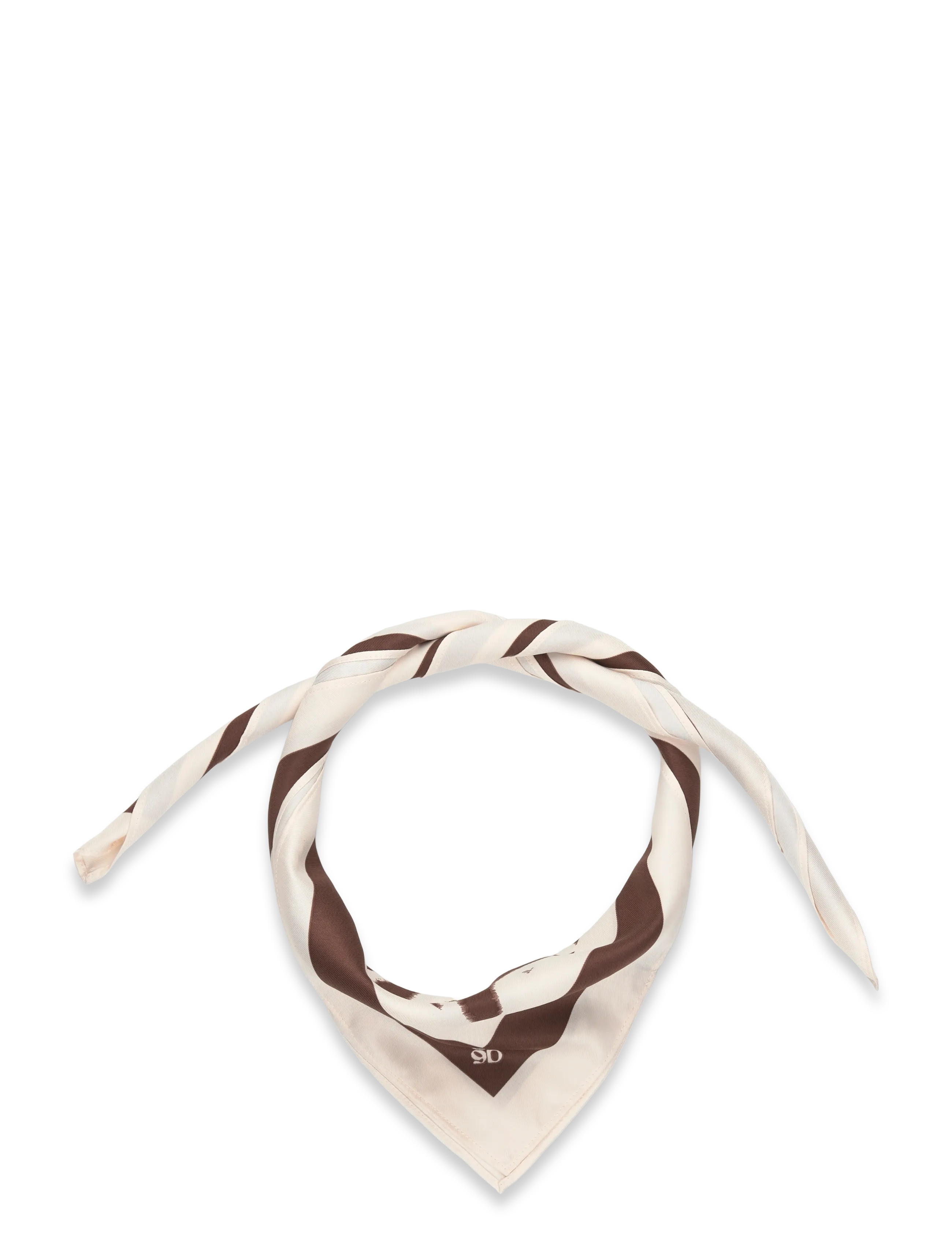 Dante6 Dante6-Arlo animalistic printed scarf - Aksessuaarid - BROWN/CREAM / cream