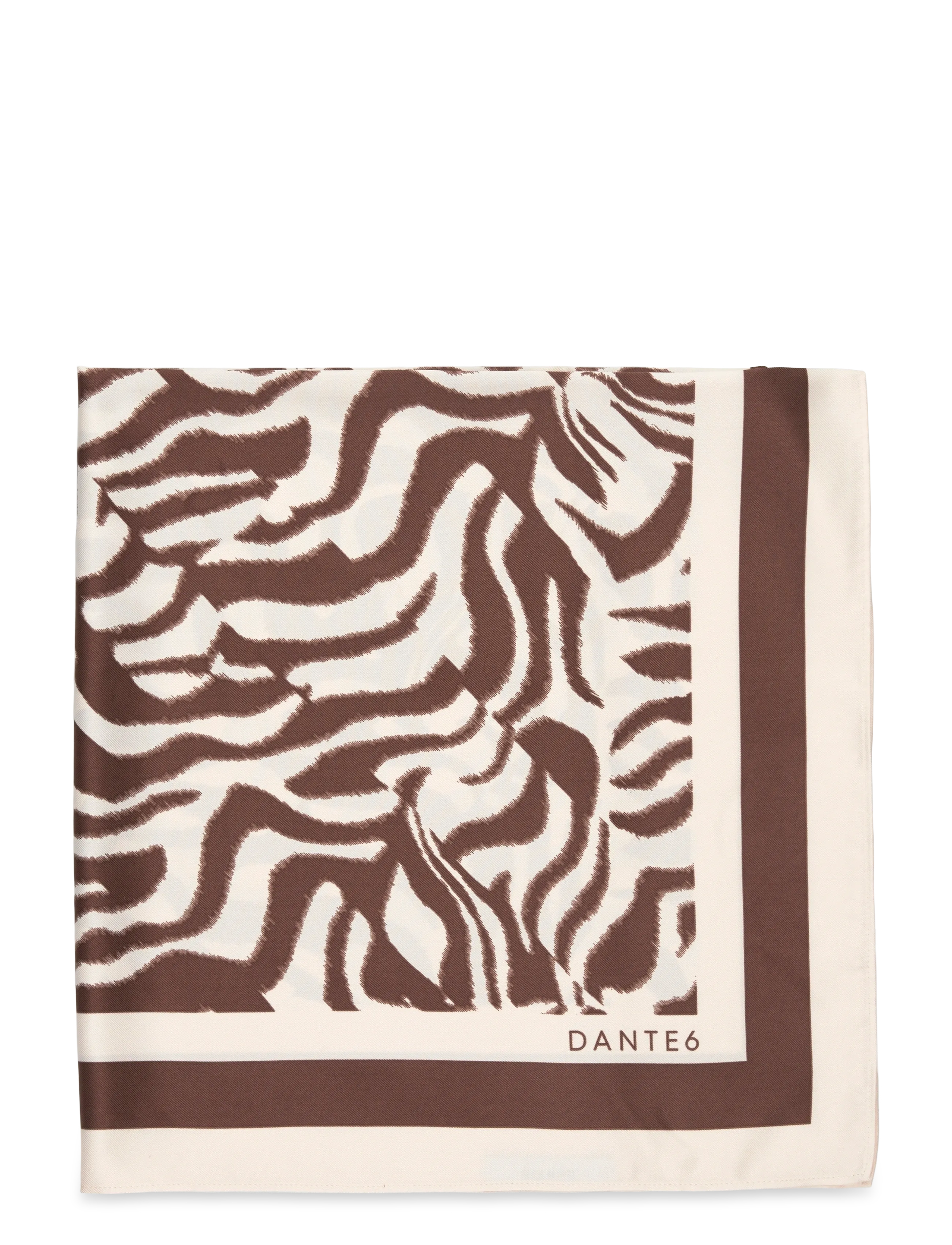 Dante6 - Dante6-Arlo animalistic printed scarf - alltags-style - brown/cream - 2