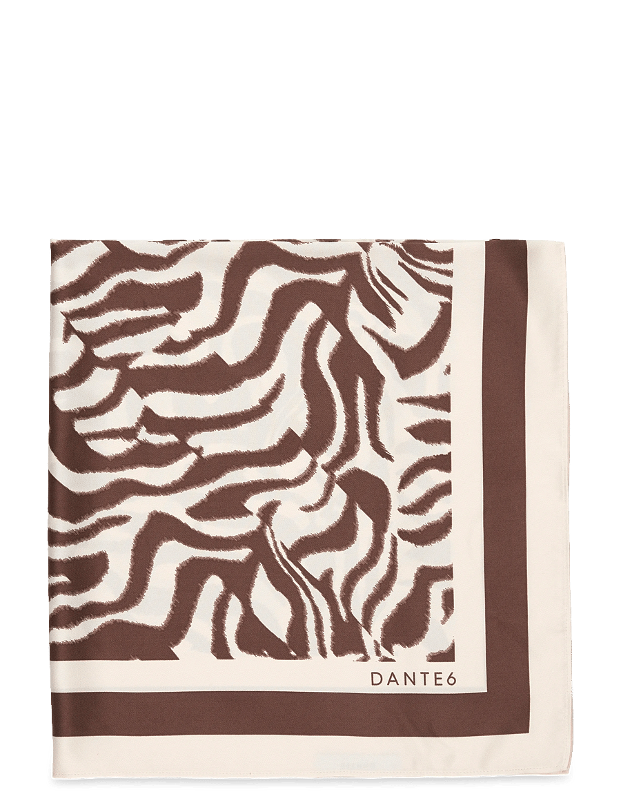 Dante6 - Dante6-Arlo animalistic printed scarf - alltags-style - brown/cream - 2