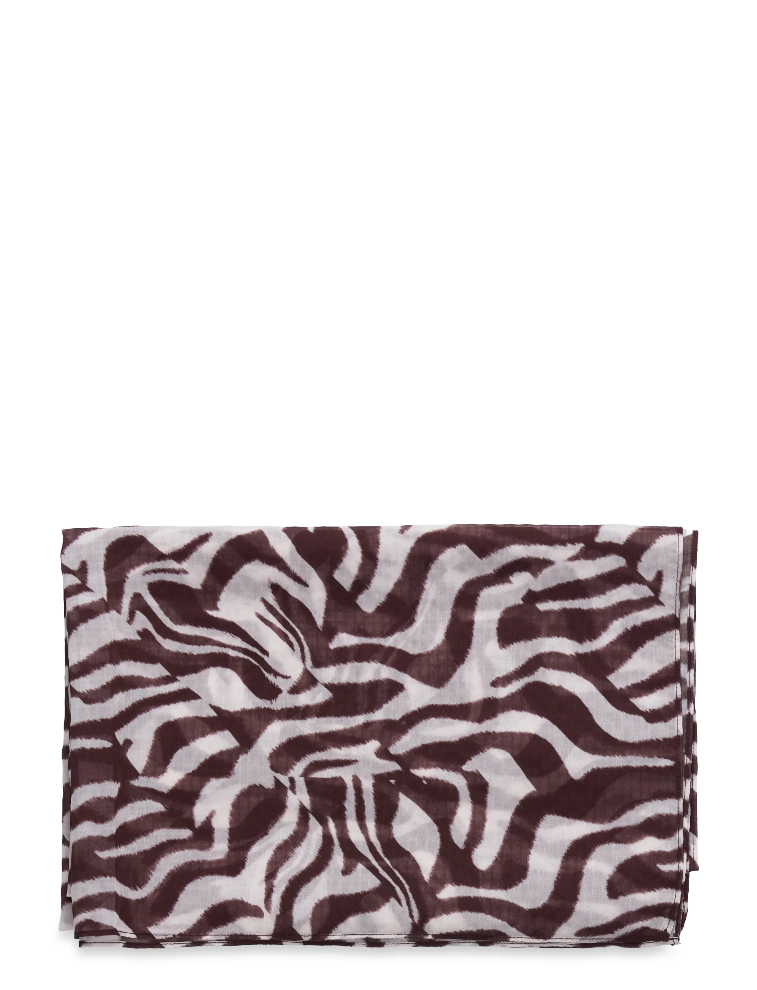 Dante6 - Dante6-Liara zebra printed scarf - alltags-style - brown/cream - 1