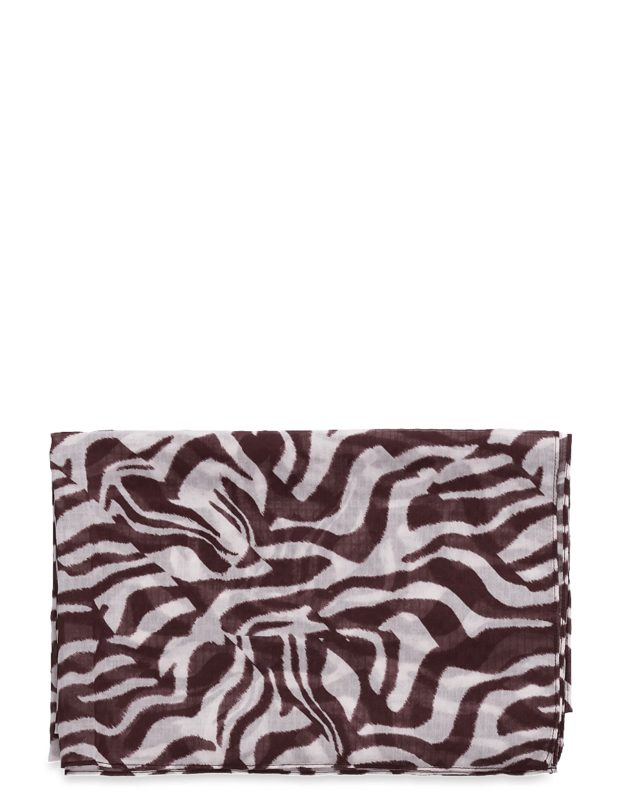 Dante6 - Dante6-Liara zebra printed scarf - alltags-style - brown/cream - 1