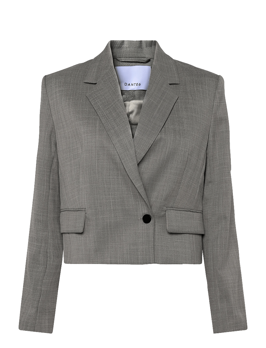 Dante6 - Dante6-Reyes relaxed fit cropped blazer - korta kavajer - melange - 1