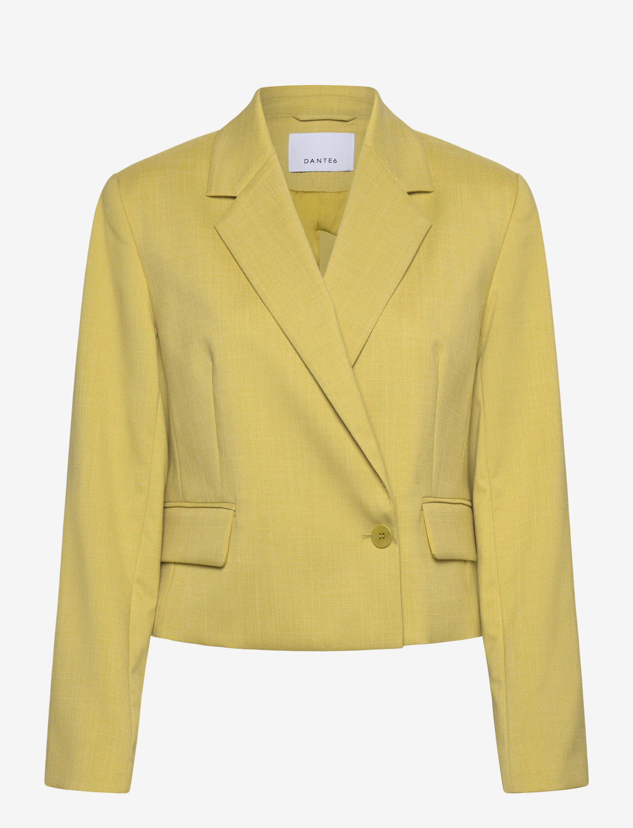 Dante6 - Dante6-Reyes relaxed fit cropped blazer - saīsinātas žaketes - solar lime - 1