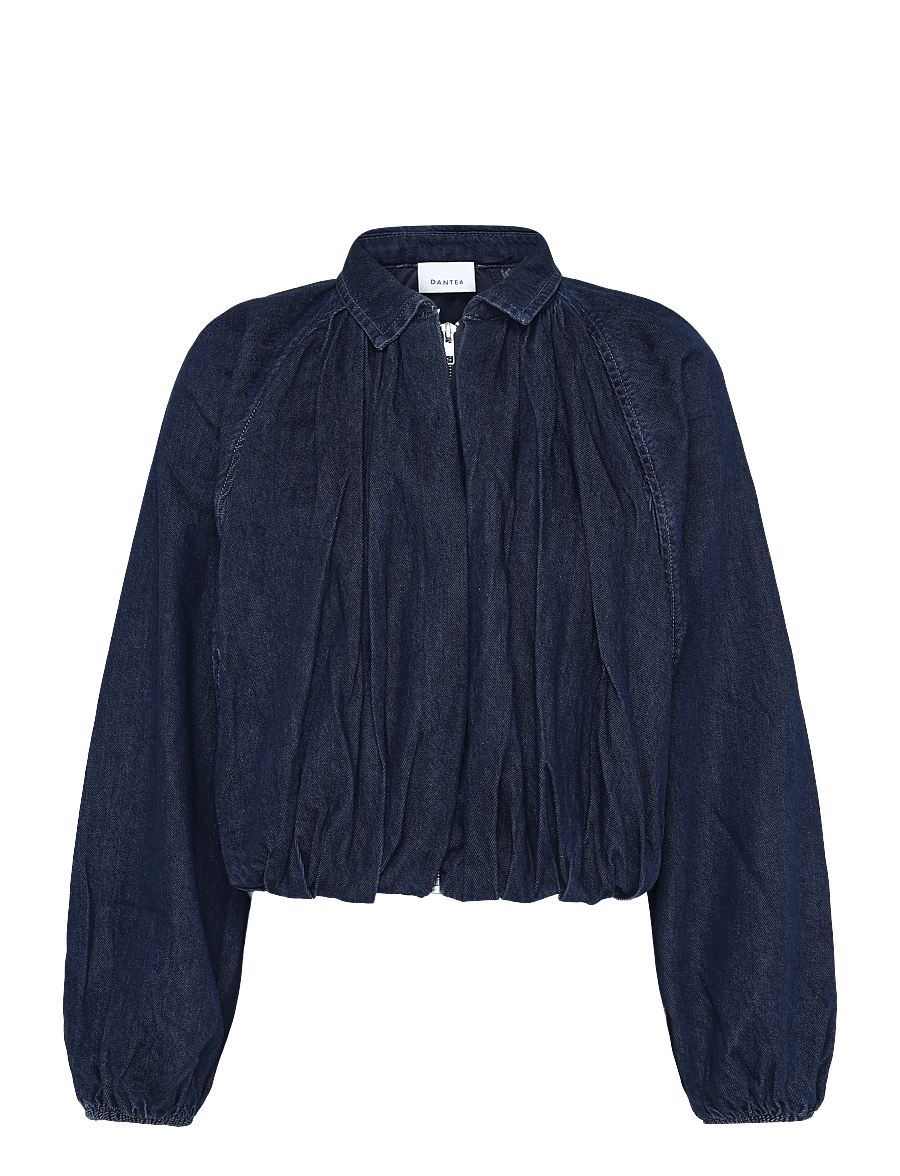 Dante6 - Dante6-Cassi balloony denim jacket - vårjackor - dark indigo - 1