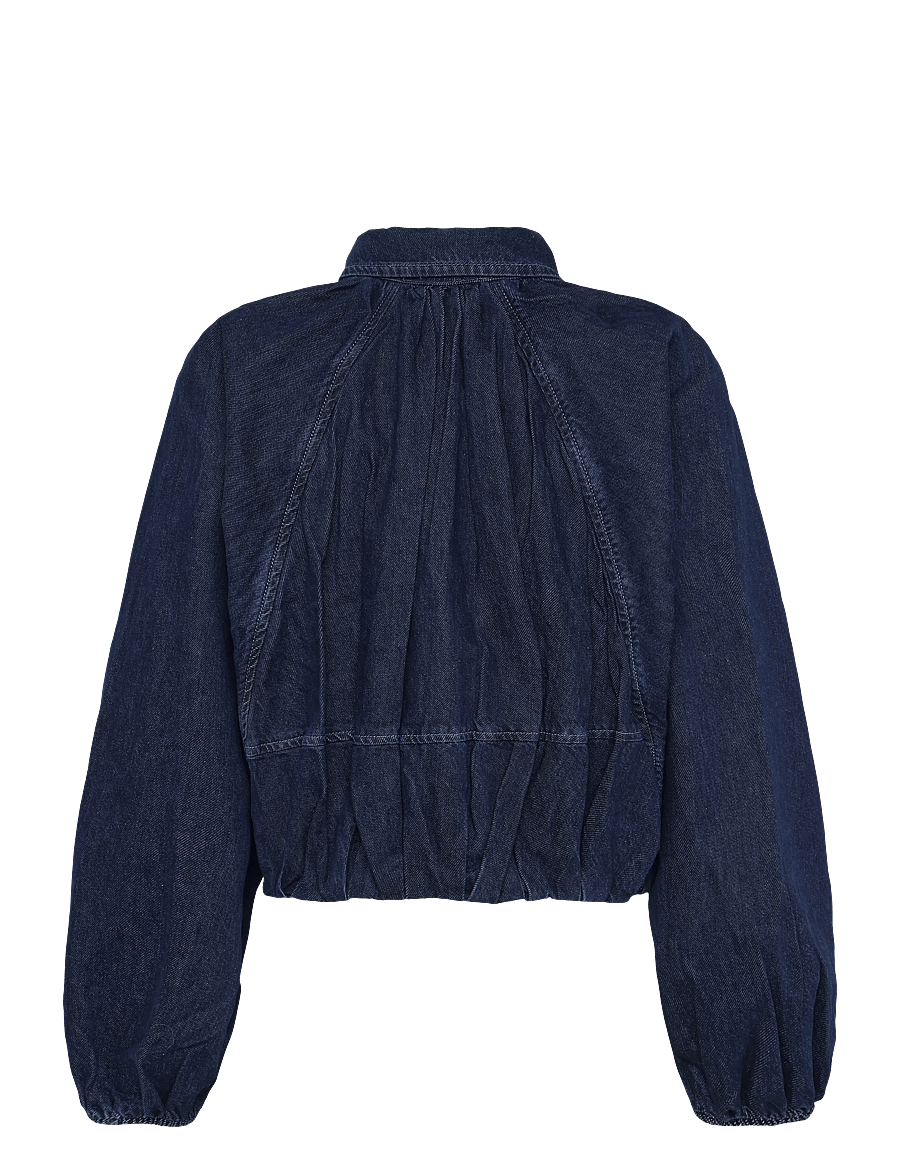Dante6 - Dante6-Cassi balloony denim jacket - vårjackor - dark indigo - 2