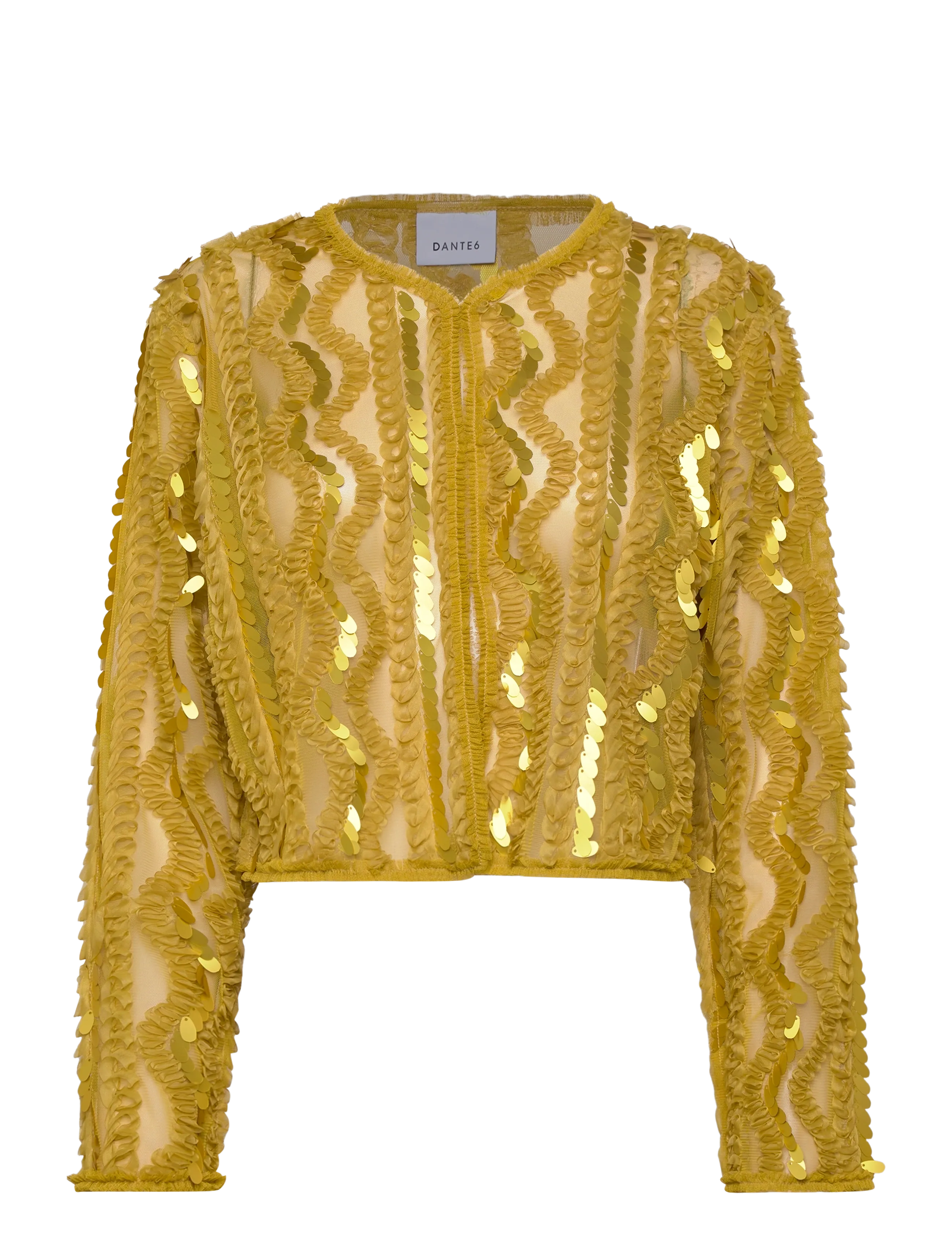 DANTE6 Dante6-Marceline Sequins Jacke Gelb - 34 - Damen