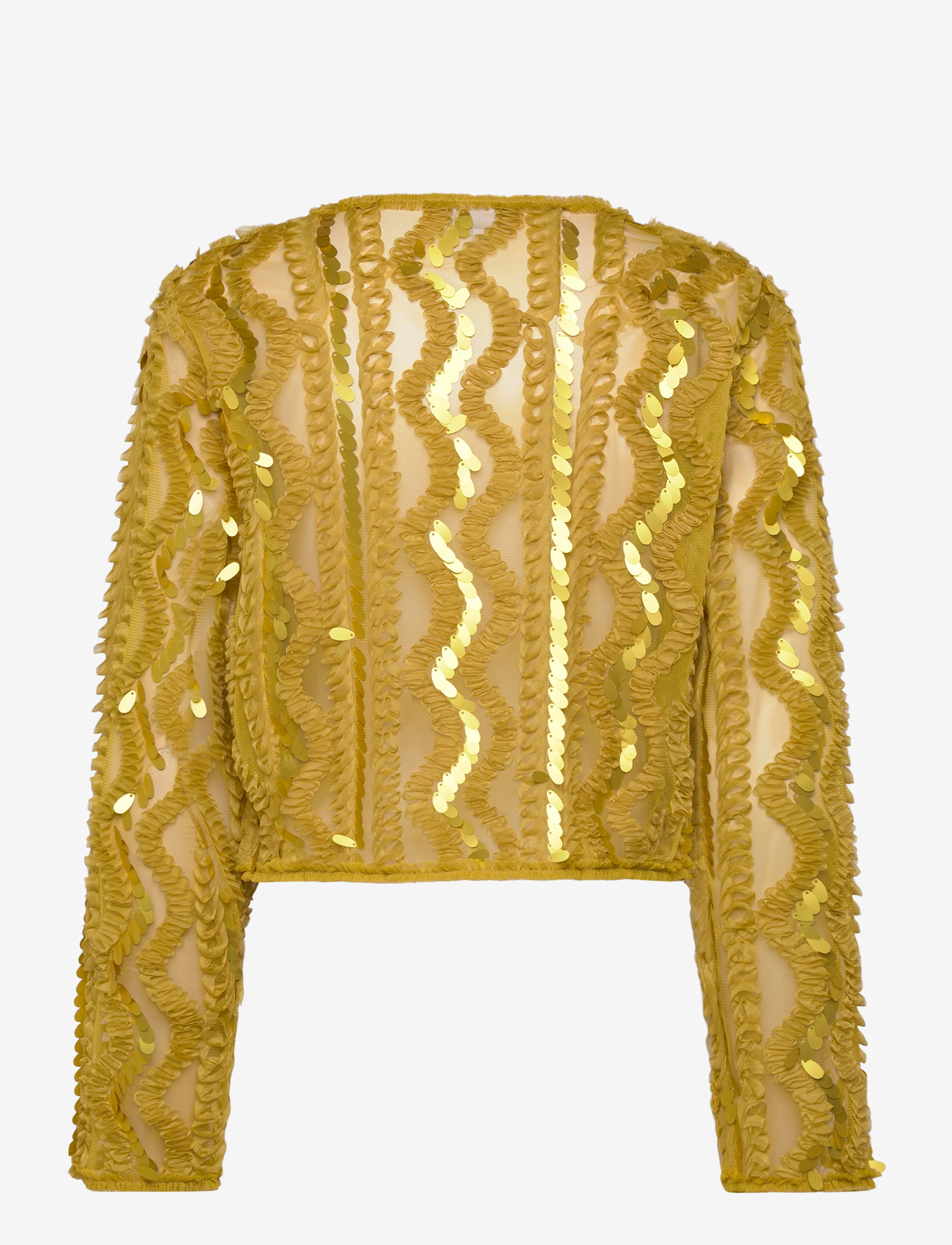 Dante6 - Dante6-Marceline sequins jacket - vårjakker - solar lime - 2