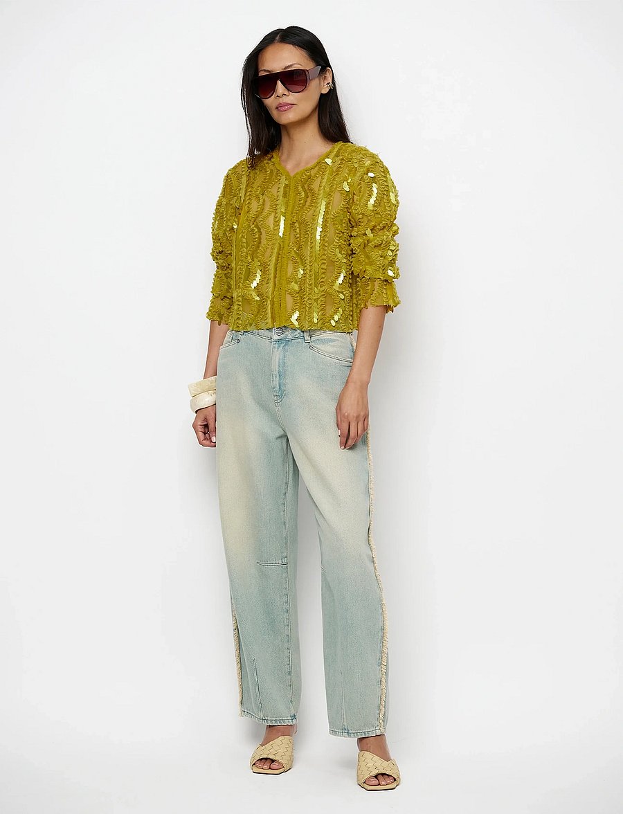 Dante6 - Dante6-Marceline sequins jacket - kevadjoped - solar lime - 0