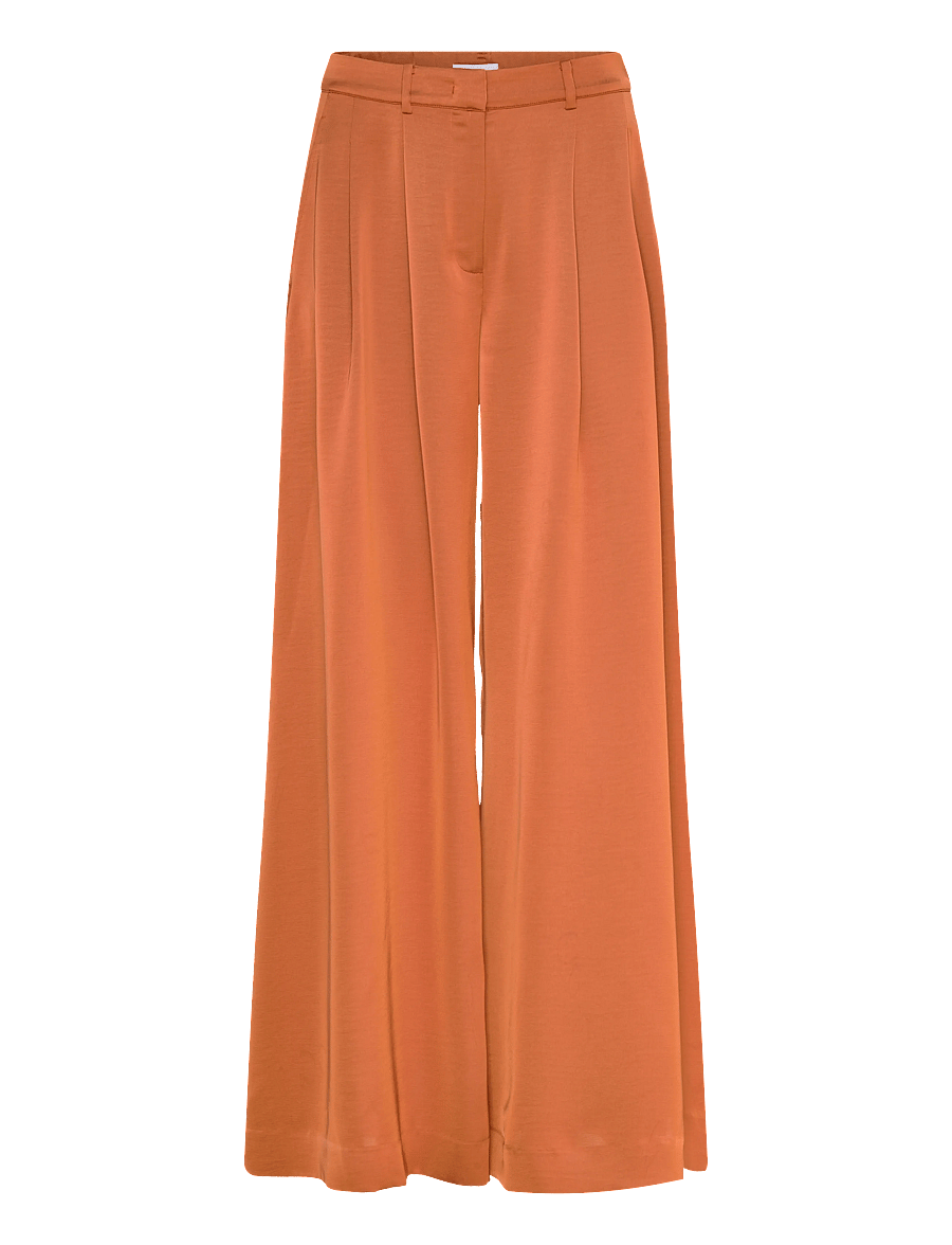 Dante6 - Dante6-Onique wide leg satin pants - sunset orange - 1