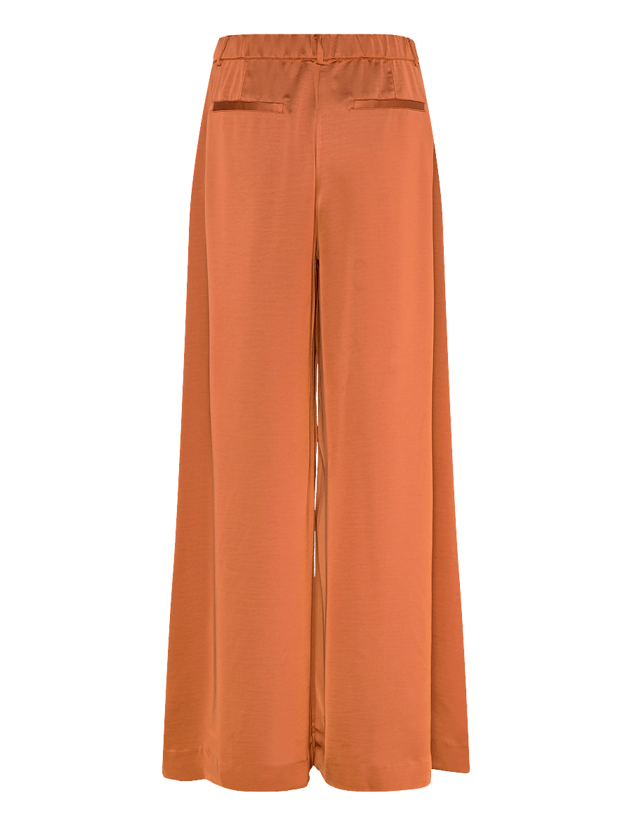 Dante6 - Dante6-Onique wide leg satin pants - sunset orange - 2