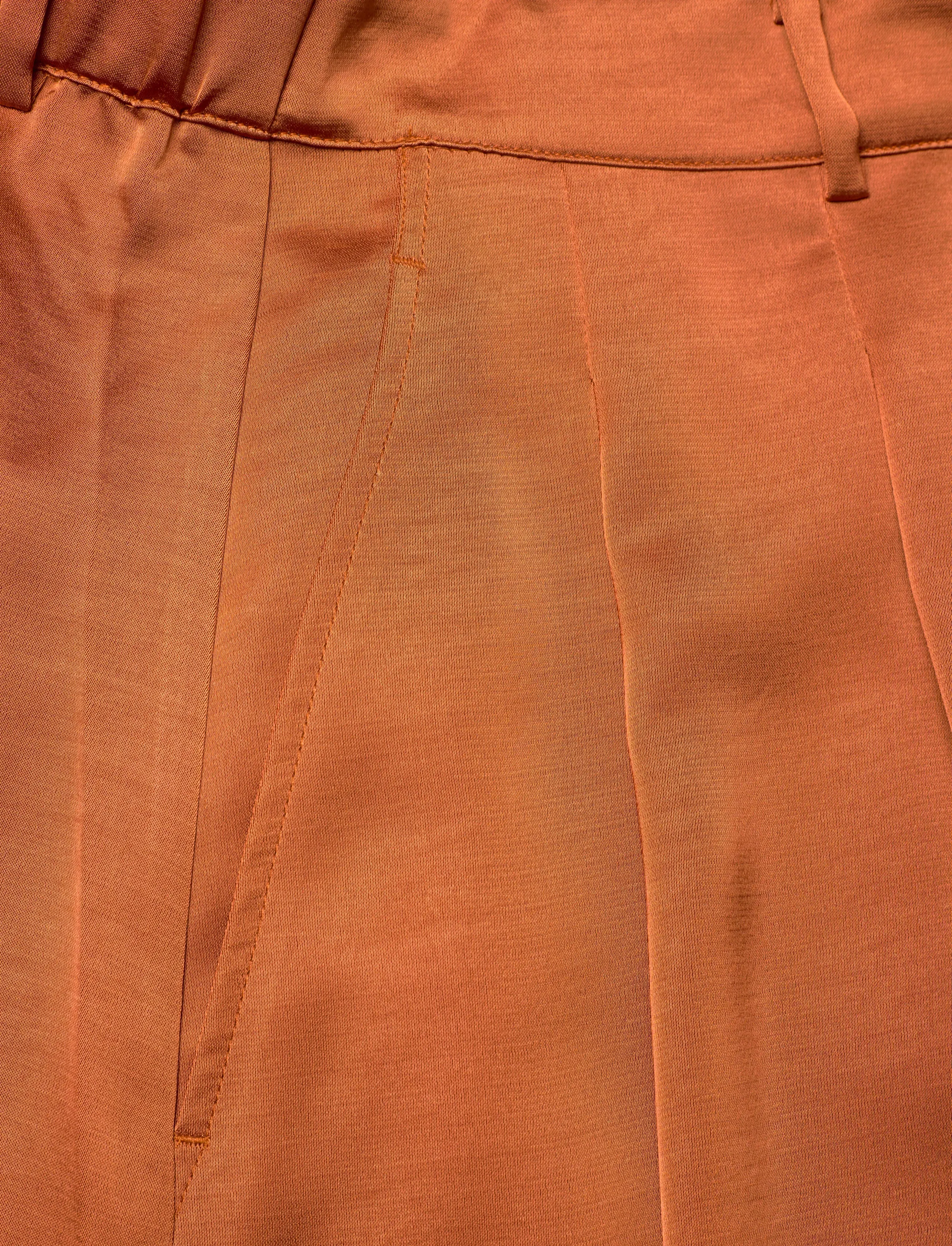Dante6 - Dante6-Onique wide leg satin pants - sunset orange - 5