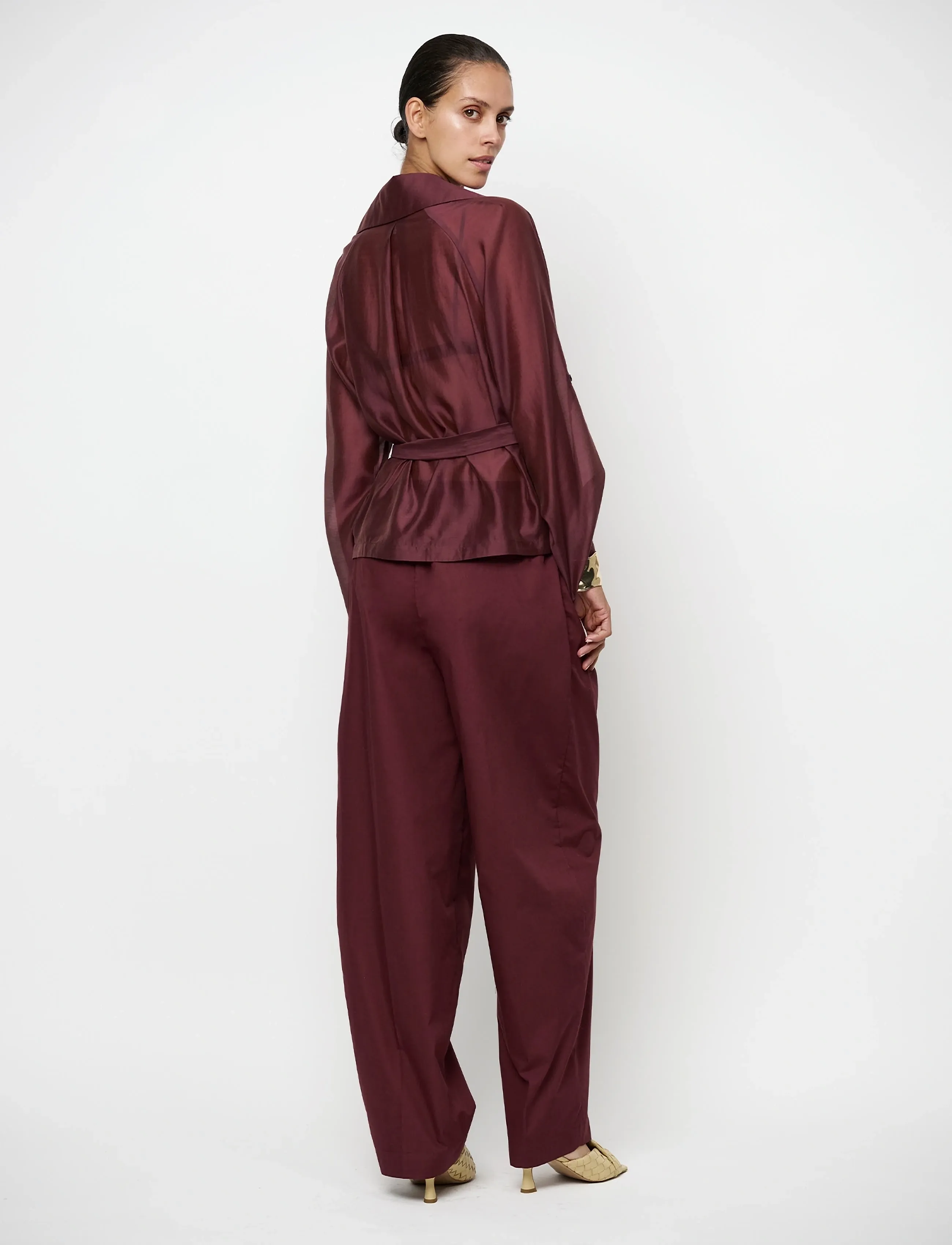 Dante6 - Dante6-Svea short trench blazer - blazer mit gürtel - cacao berry - 5