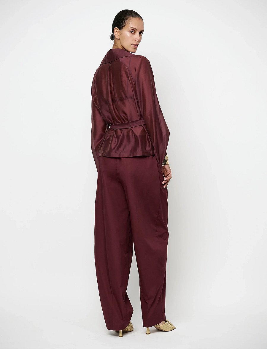 Dante6 - Dante6-Svea short trench blazer - blazer mit gürtel - cacao berry - 5