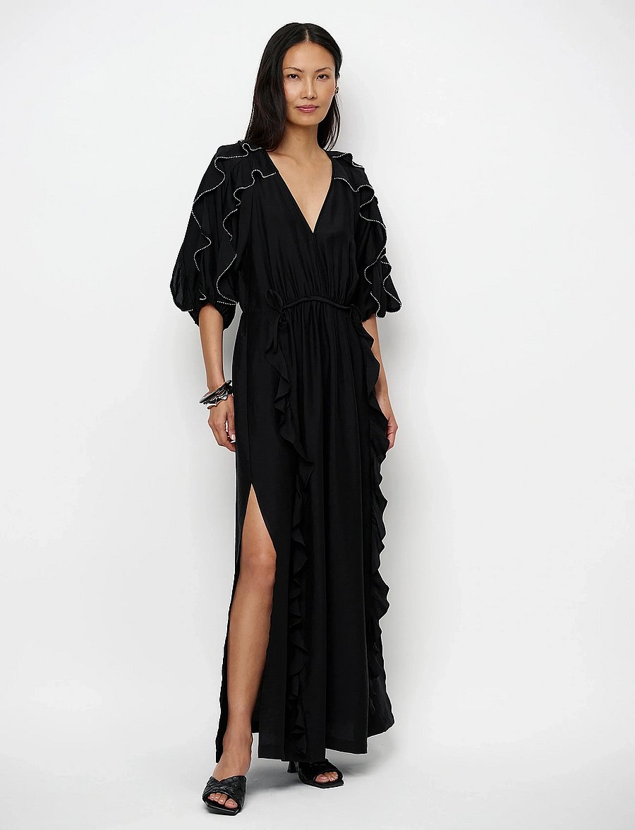Dante6 - Dante6-Anzur embellished maxi dress - maksikleidid - raven - 0