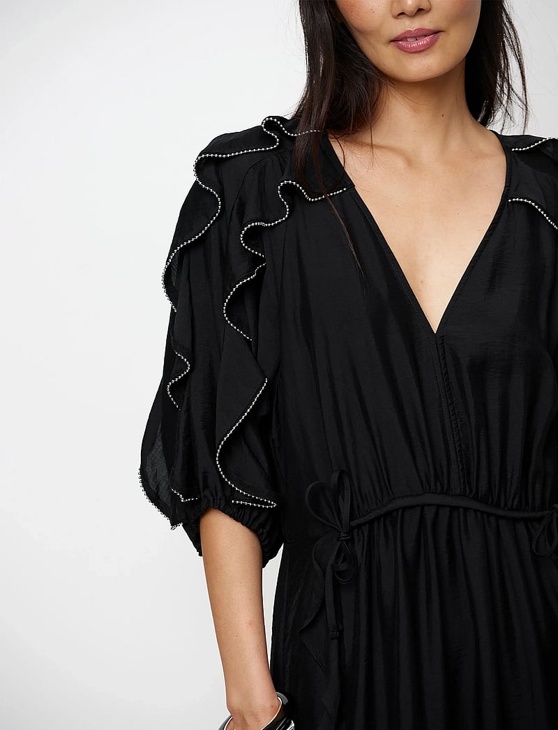Dante6 - Dante6-Anzur embellished maxi dress - sukienki maxi - raven - 5