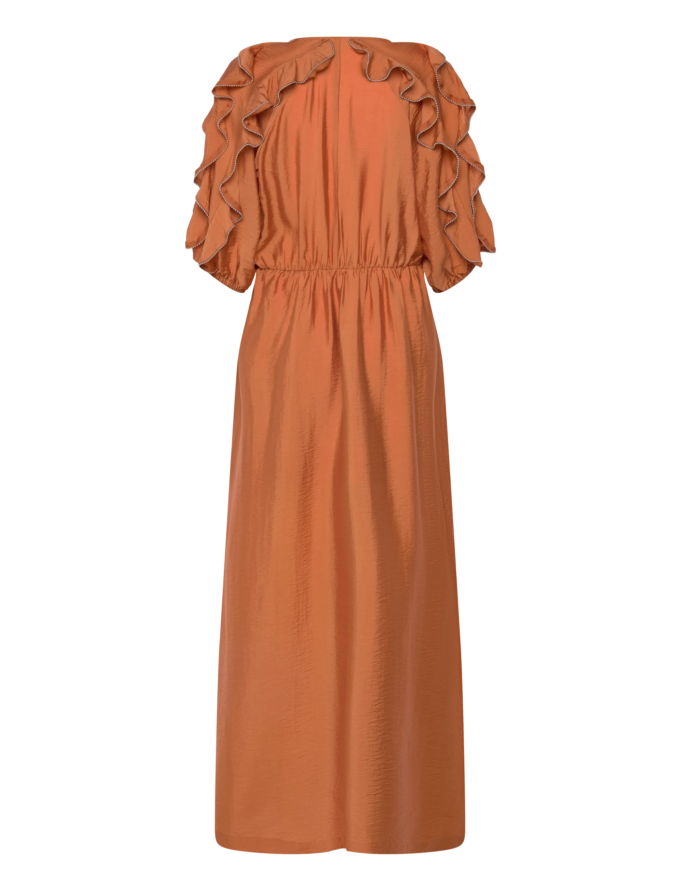 Dante6 - Dante6-Anzur embellished maxi dress - maxi kjoler - sunset orange - 2