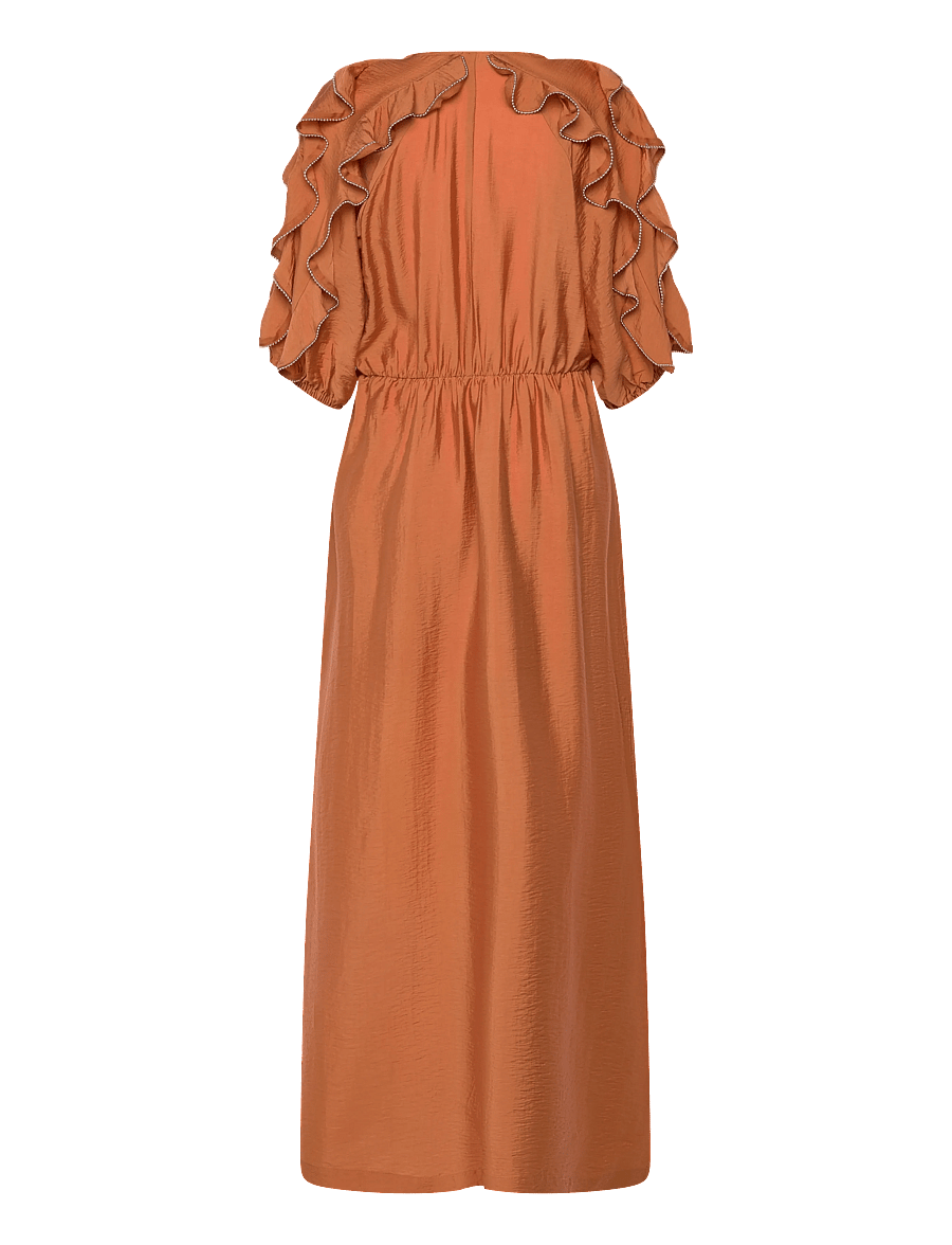 Dante6 - Dante6-Anzur embellished maxi dress - maxi kjoler - sunset orange - 2