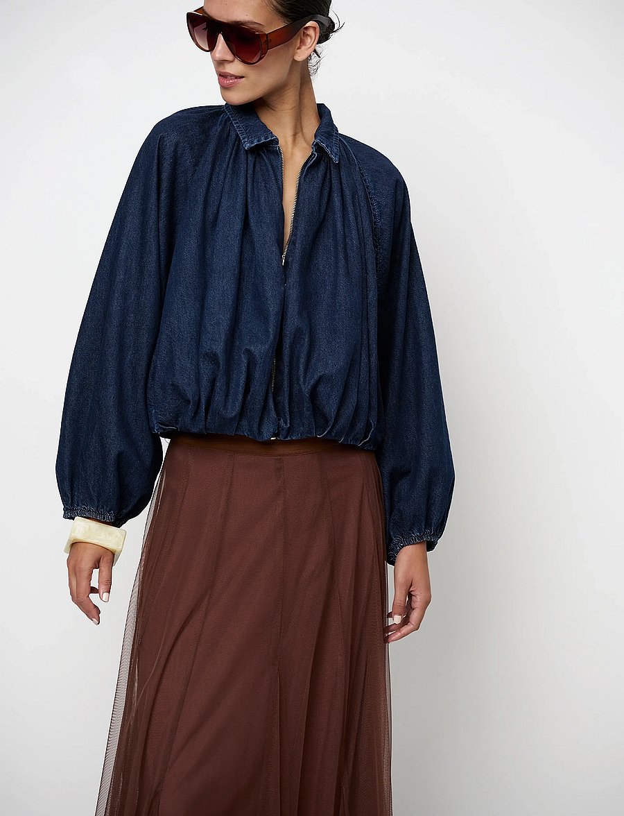 Dante6 - Dante6-Taryn tulle maxi skirt - maxi nederdele - chocolate brown - 5