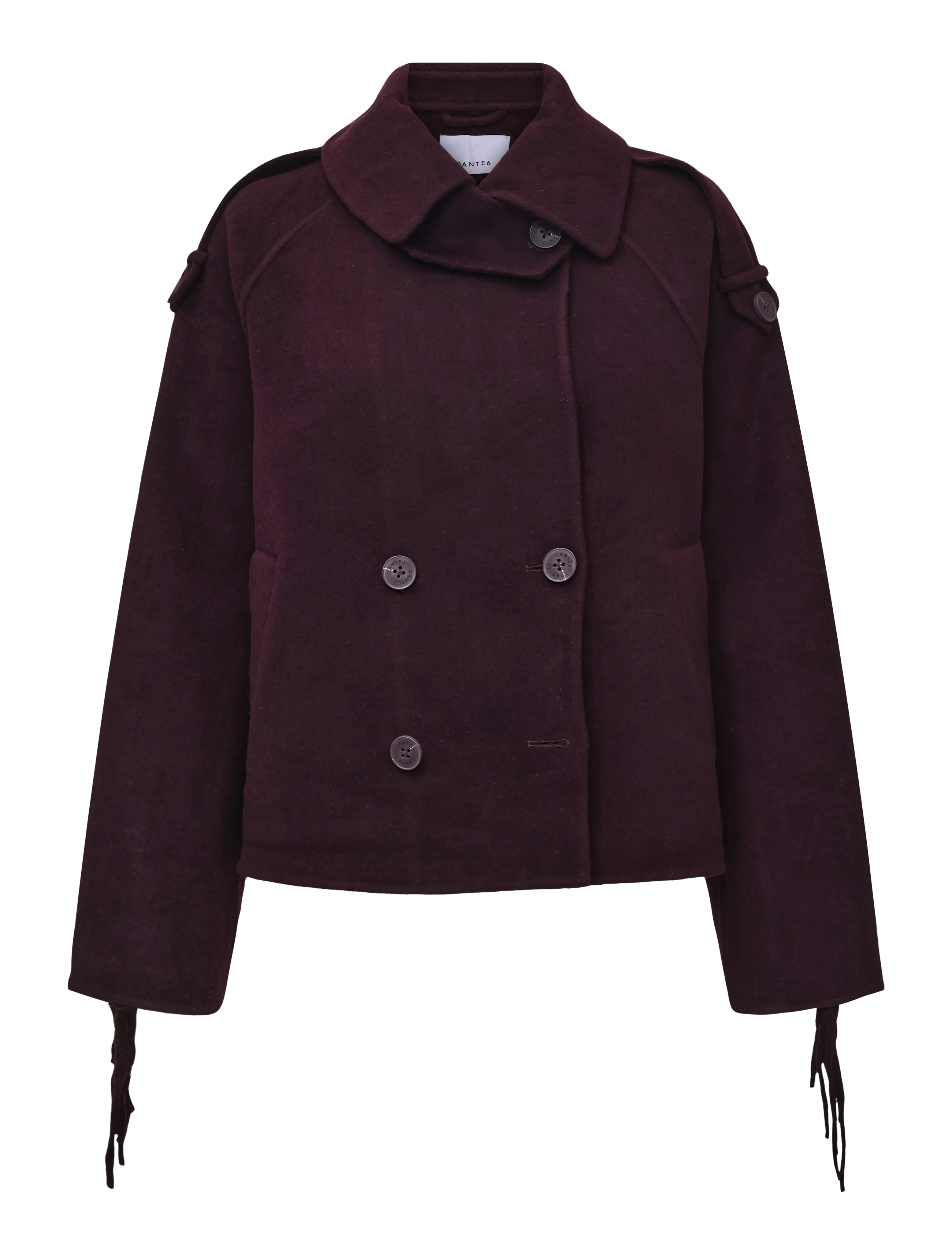 Dante6 - Dante6-Haven fringe coat - winterjacken - dark plum - 1
