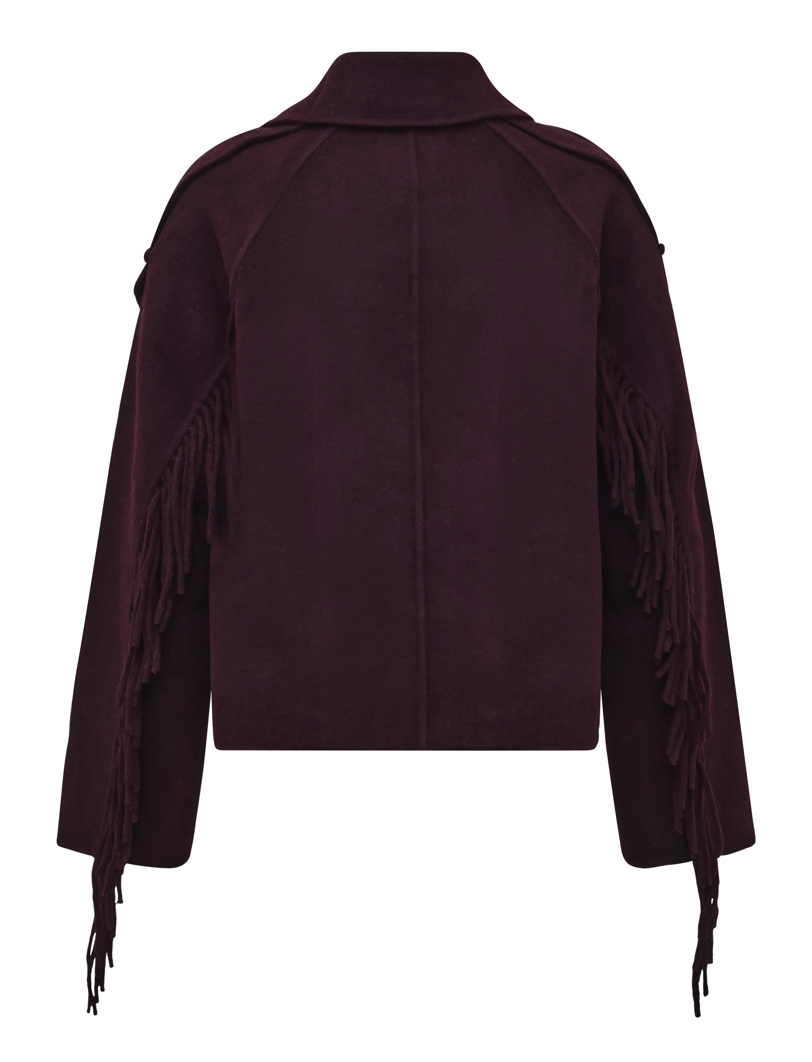 Dante6 - Dante6-Haven fringe coat - winterjacken - dark plum - 2