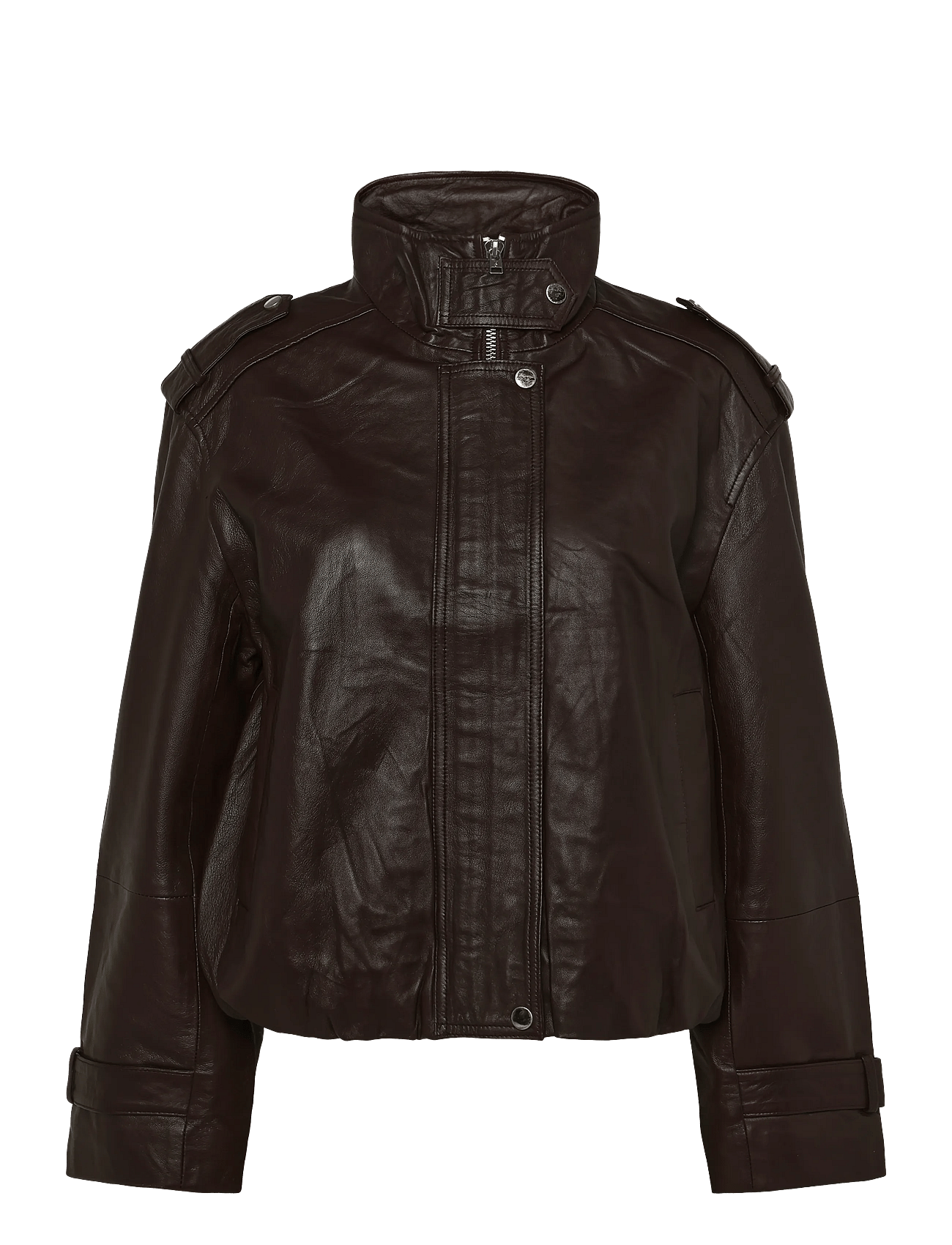Dante6 - Dante6-Kleo Cropped Leather Jacket