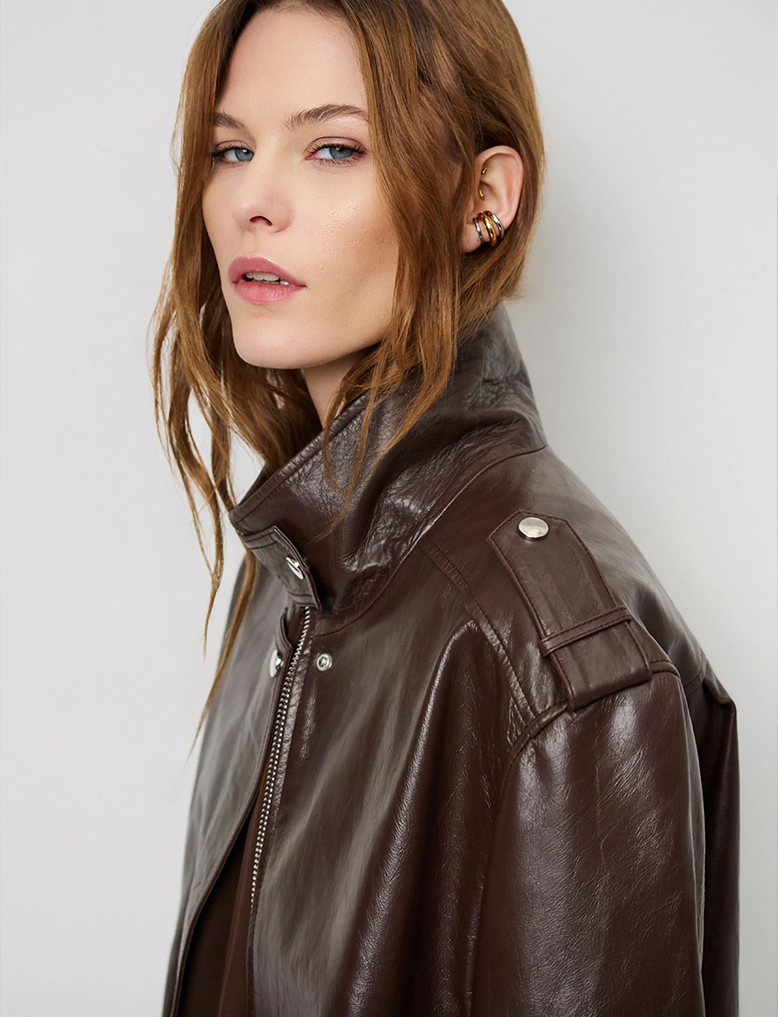 Dante6 Dante6-Kleo Cropped Leather Jacket skinnjackor dam – bild 6