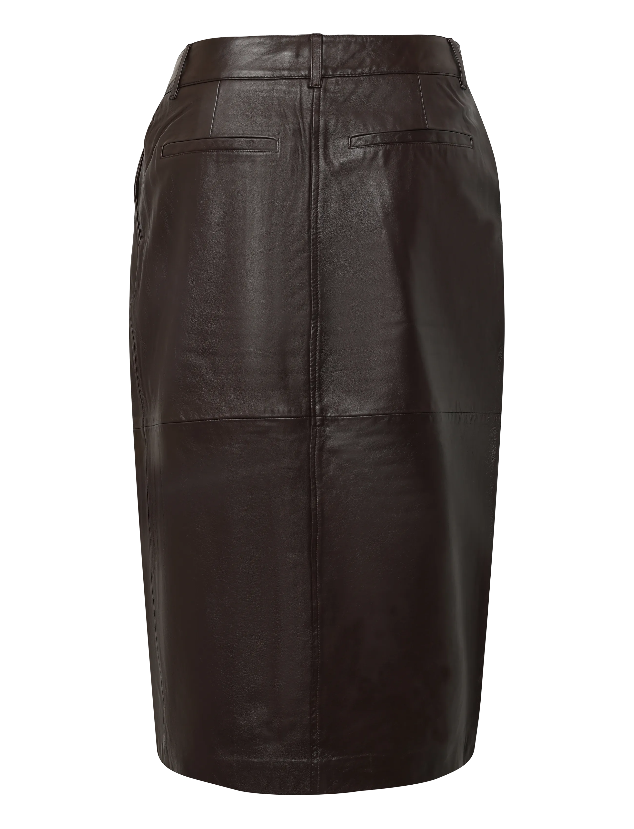 Dante6 - Dante6-Lennie leather pencil skirt - lederröcke - espresso brown - 2