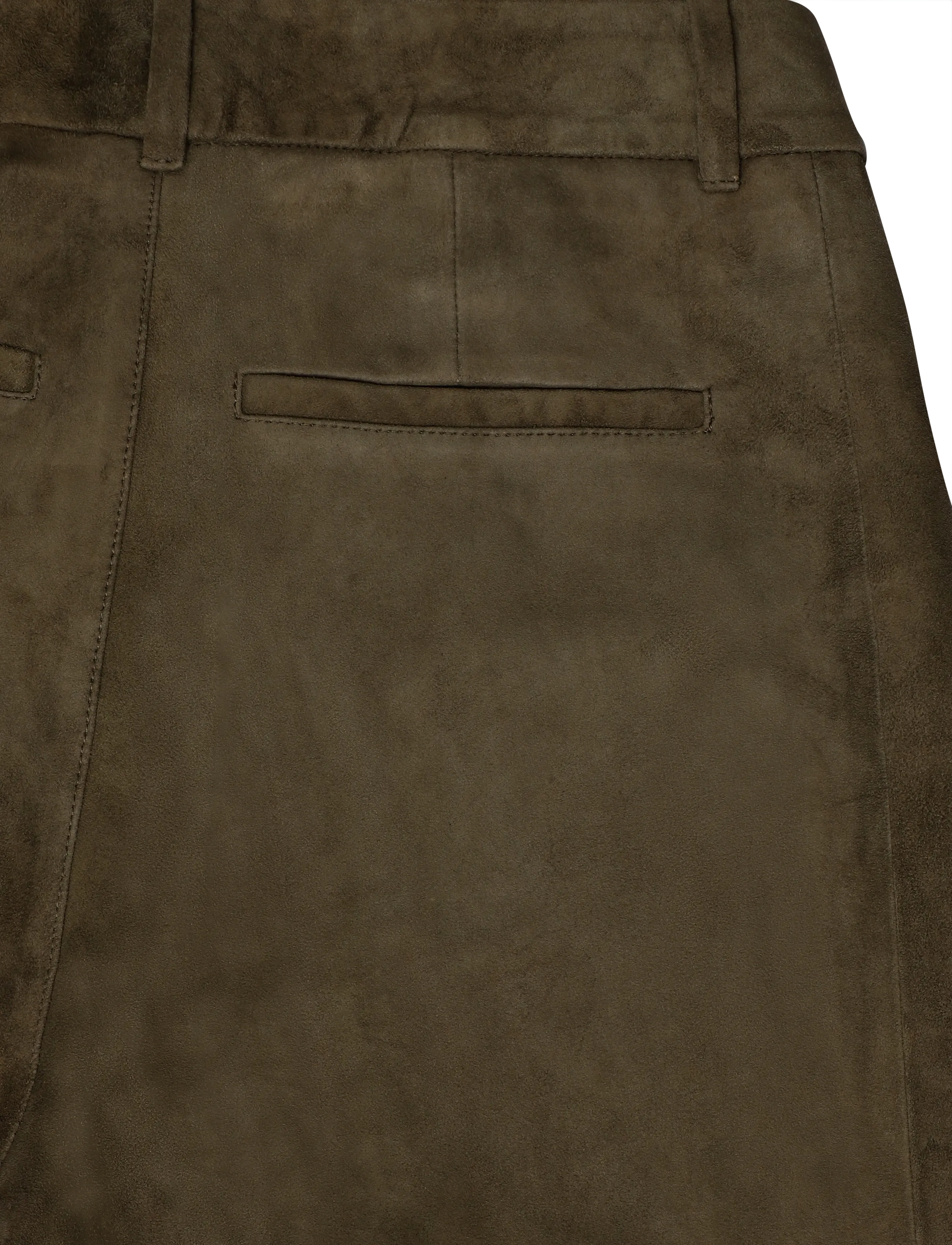Dante6 - Dante6-York suede barrel pants - hosen mit geradem bein - moss olive - 5