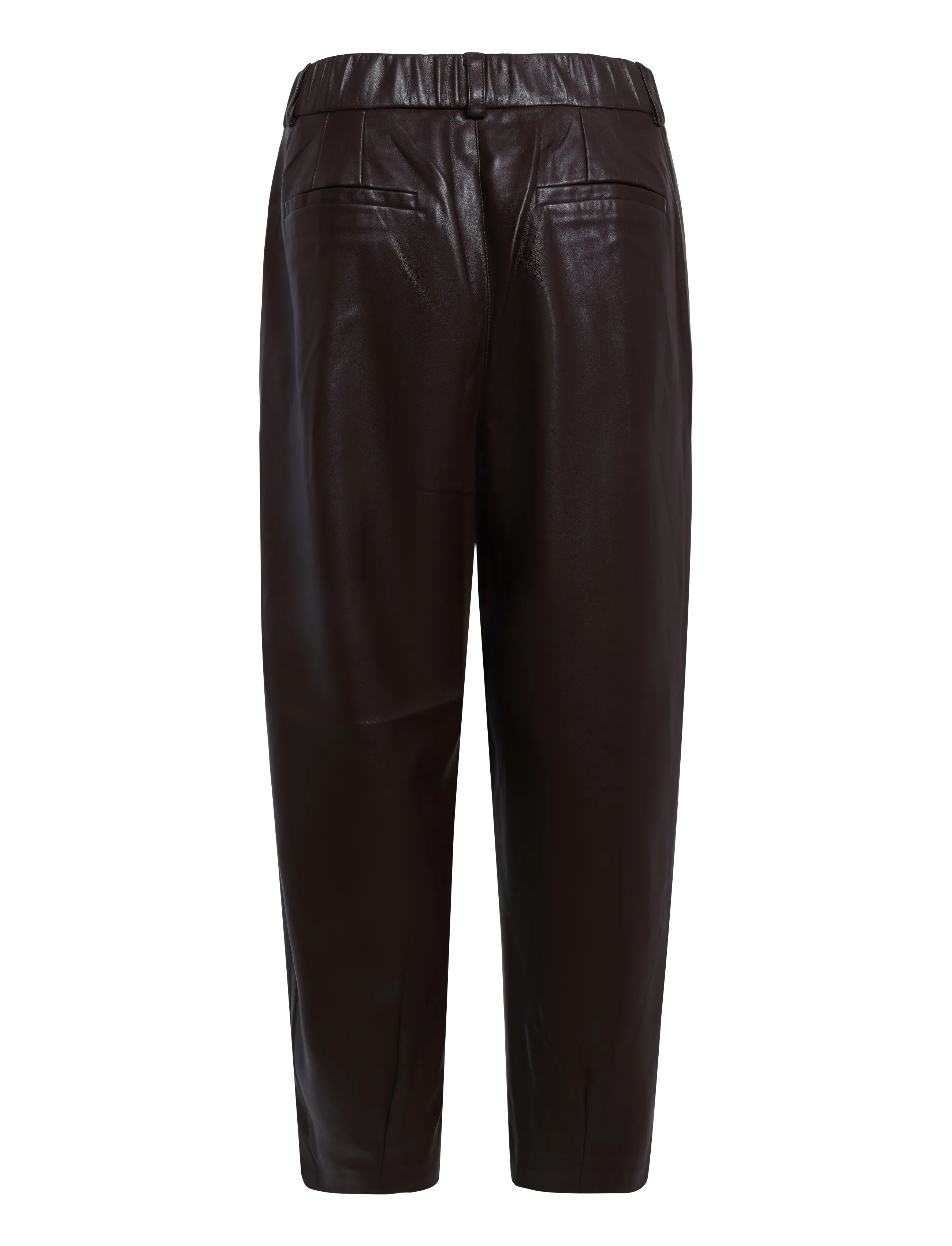 Dante6 - Dante6-Minora faux leather barrel pants - hosen mit geradem bein - espresso brown - 2
