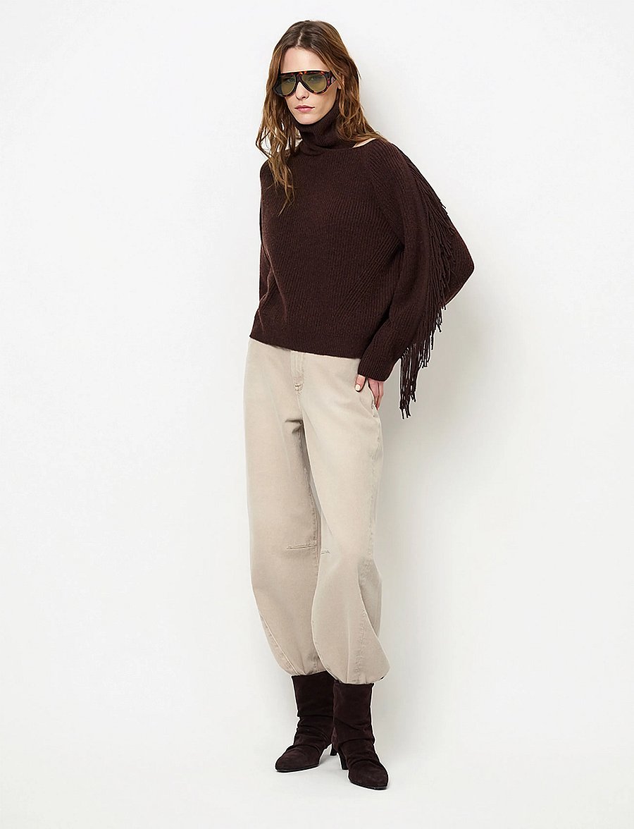 Dante6 - Dante6-Brave barrel leg jeans - barrel jeans - warm greige - 0