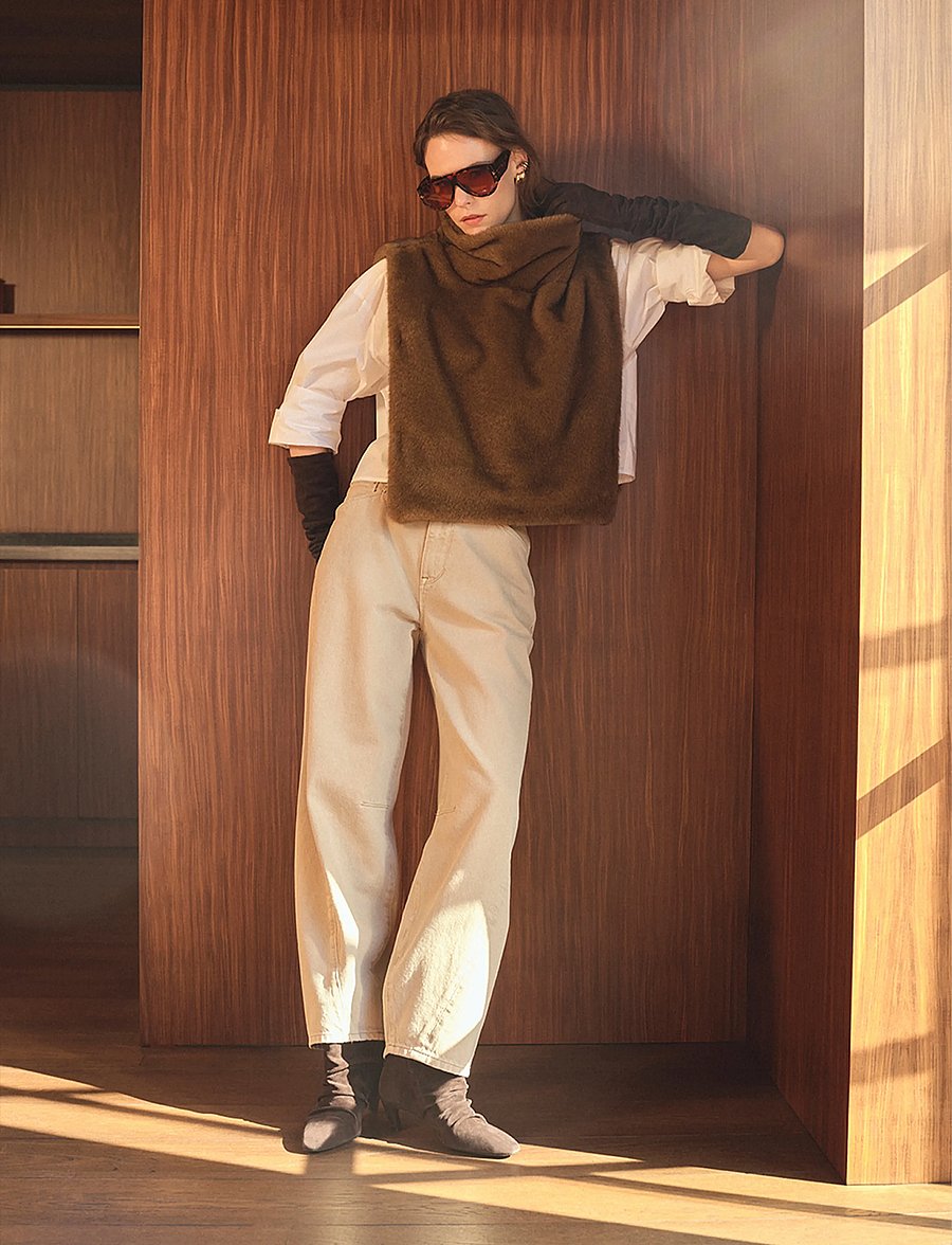 Dante6 - Dante6-Brave barrel leg jeans - barrel jeans - warm greige - 5