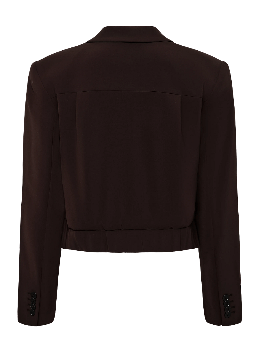 Dante6 - Dante6-Reilley cropped blazer-jacket - lühikesed pintsakud - espresso brown - 2