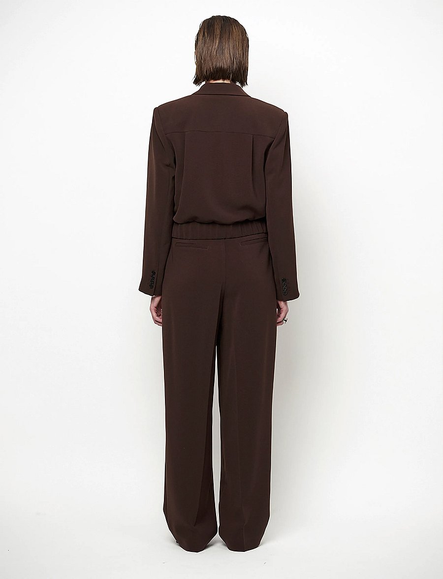 Dante6 - Dante6-Chad pleated pants - pidulikud püksid - espresso brown - 3